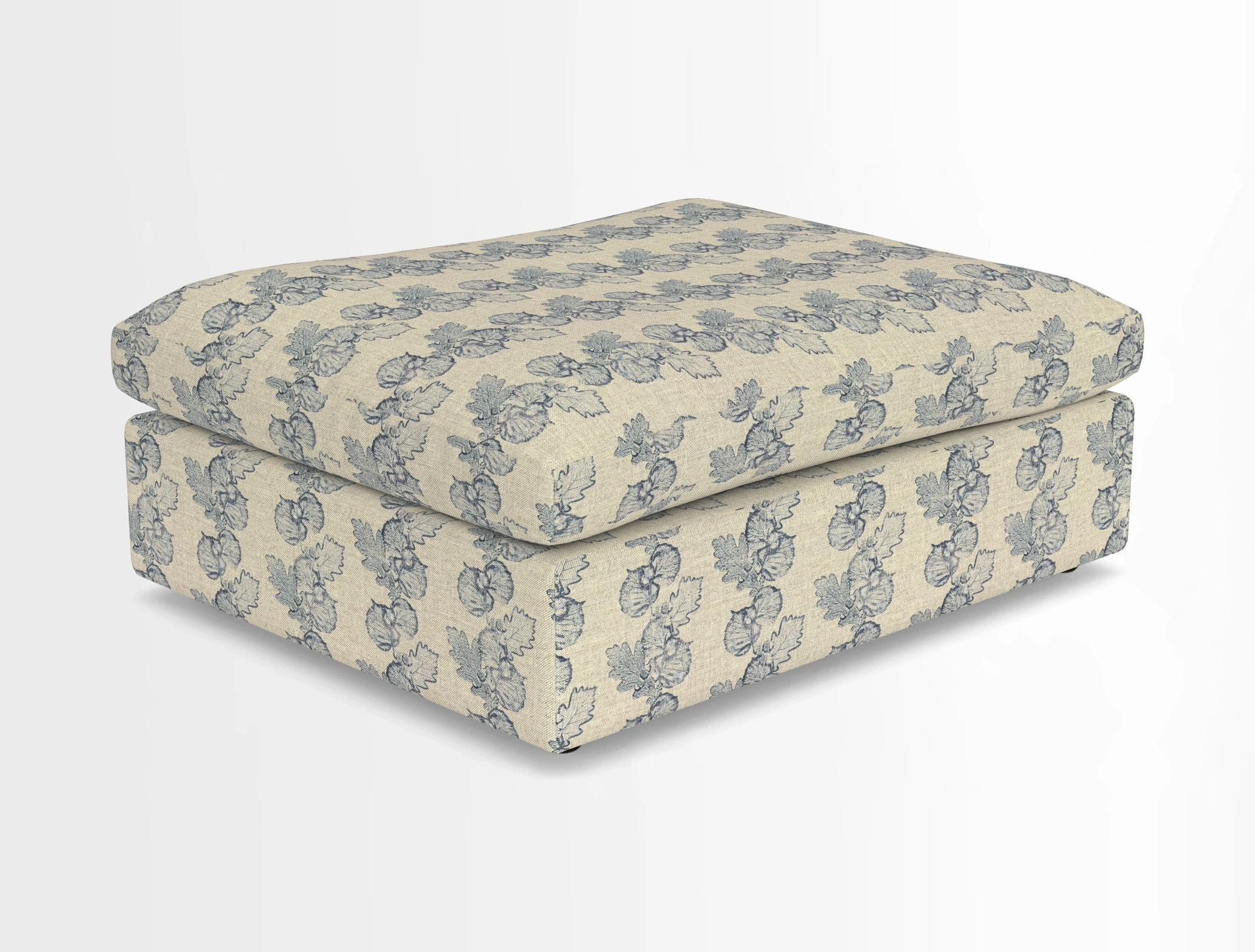 Big Softie Footstool in Two Tone Plain Biscuit