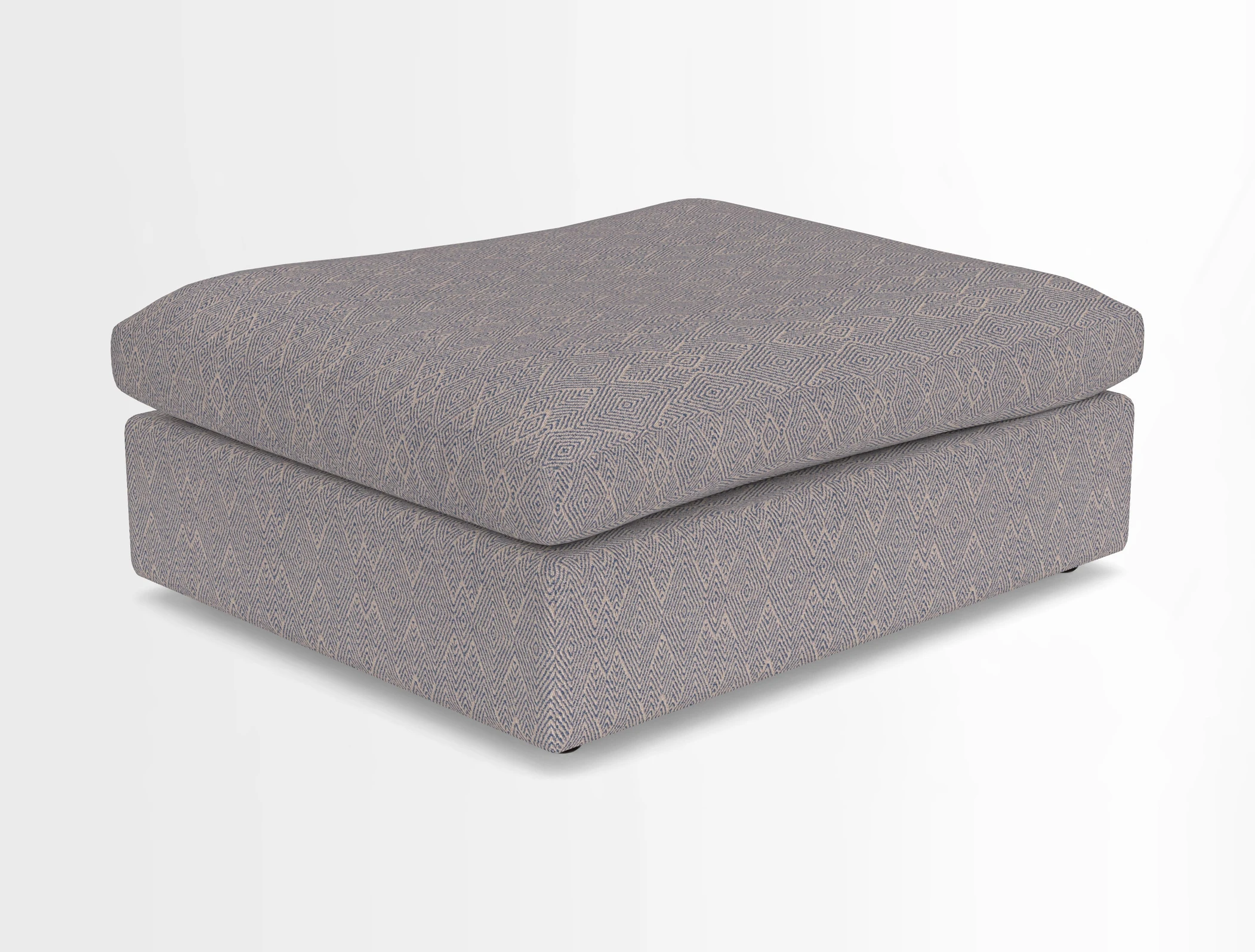 Big Softie Footstool in Two Tone Plain Biscuit
