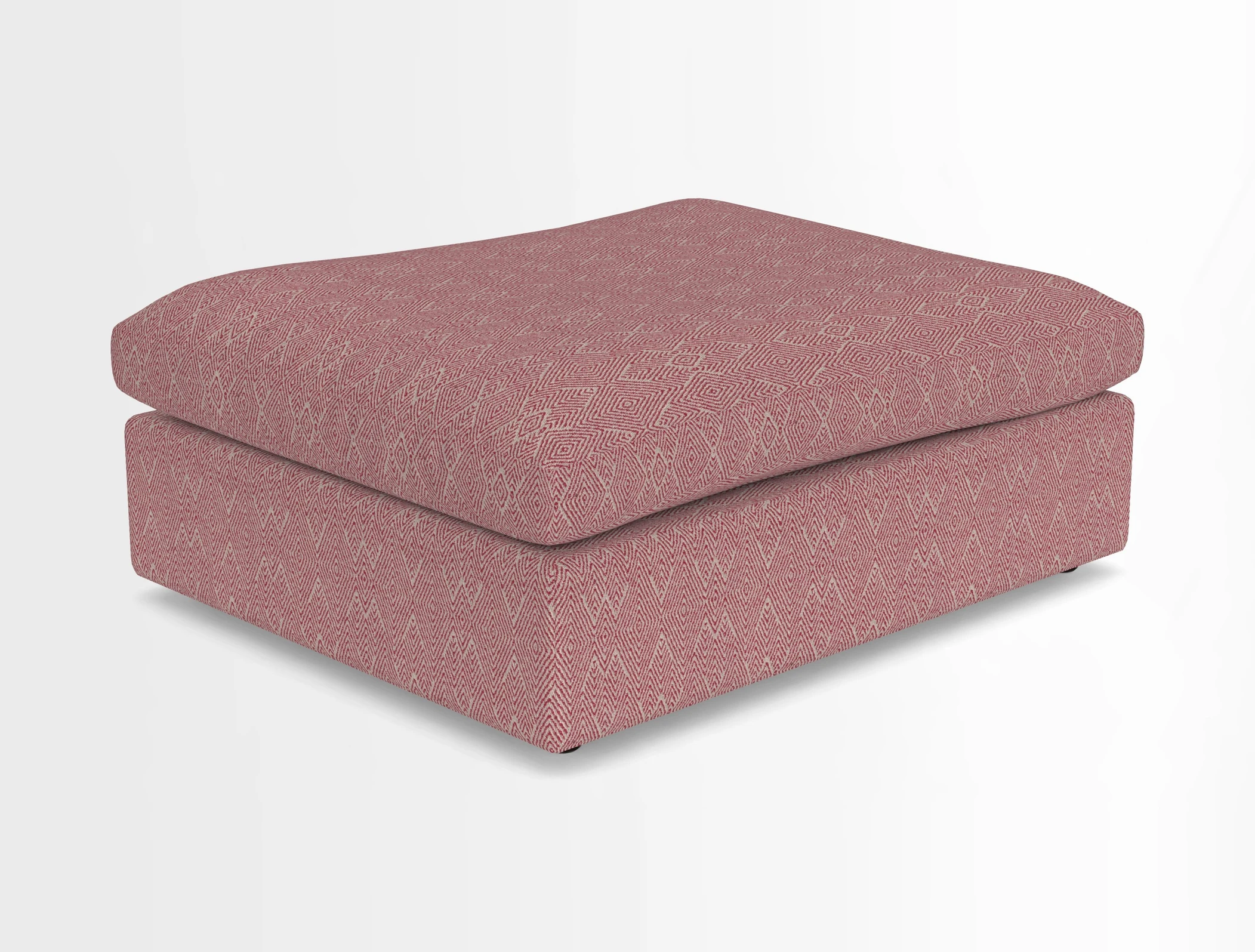 Big Softie Footstool in Two Tone Plain Biscuit