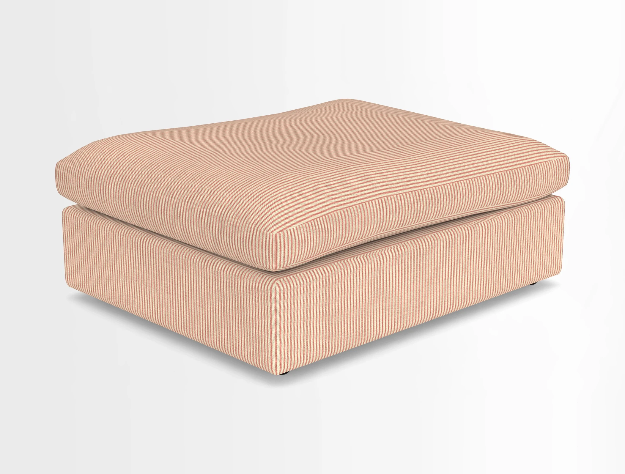 Big Softie Footstool in Two Tone Plain Biscuit
