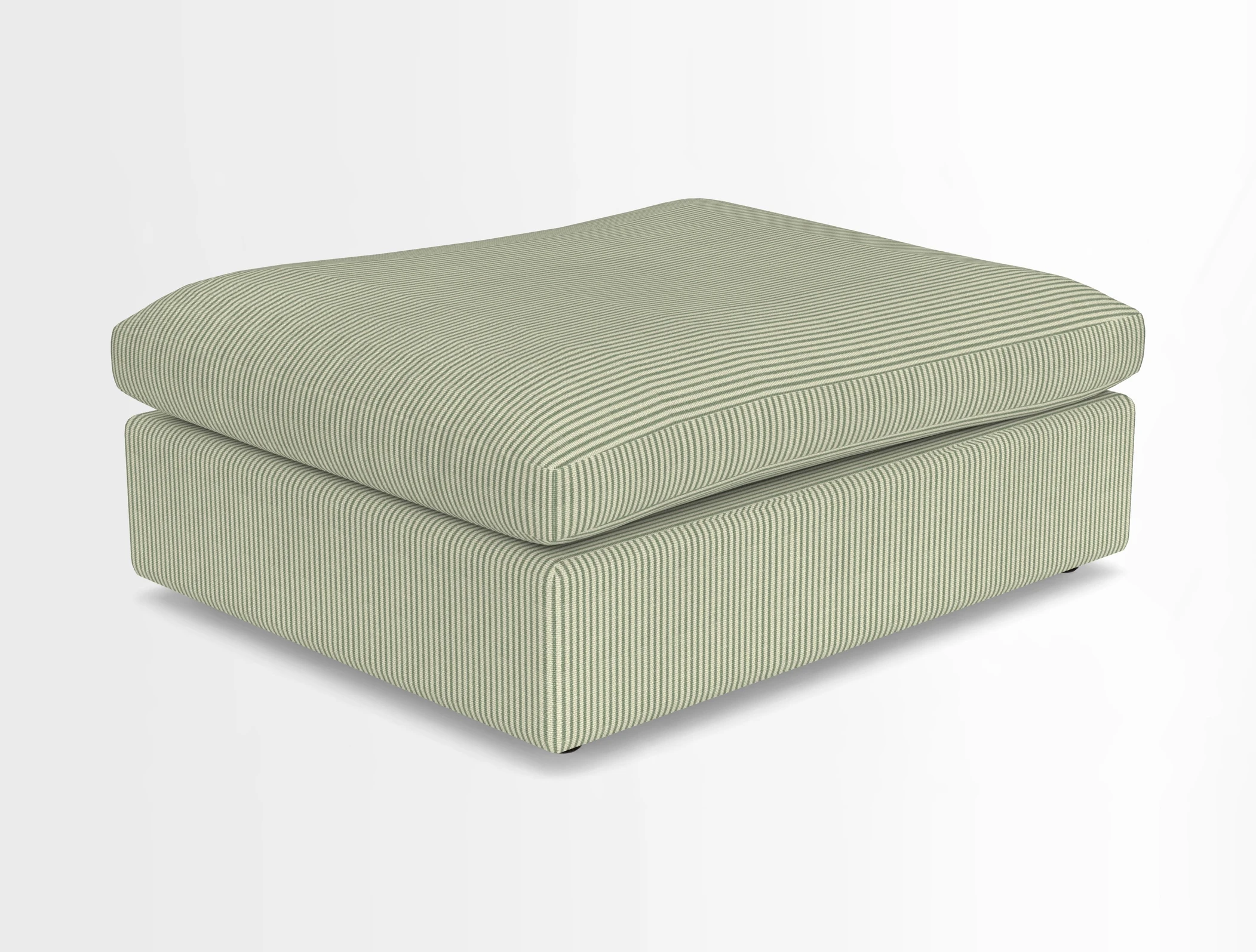 Big Softie Footstool in Two Tone Plain Biscuit