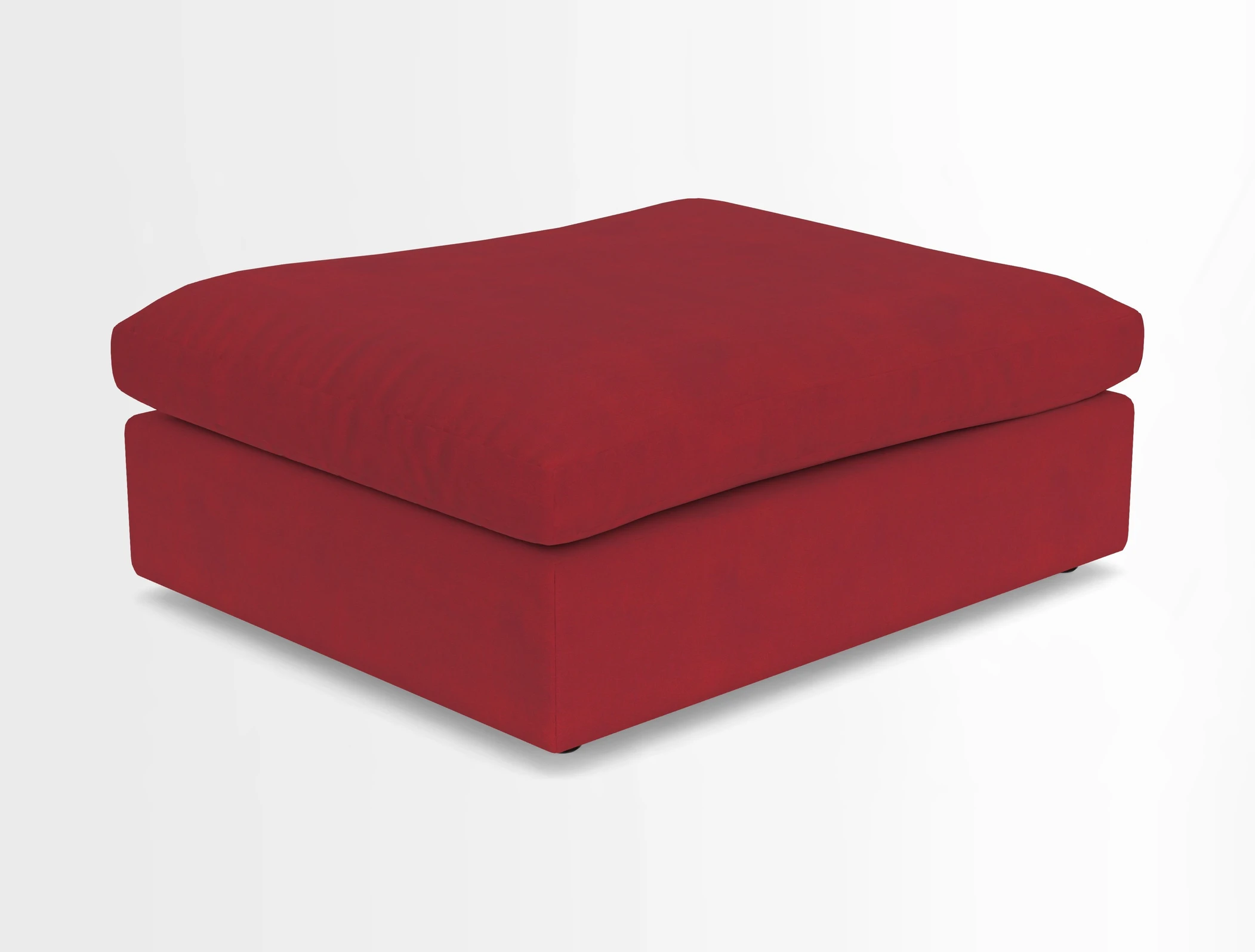 Big Softie Footstool in Two Tone Plain Biscuit
