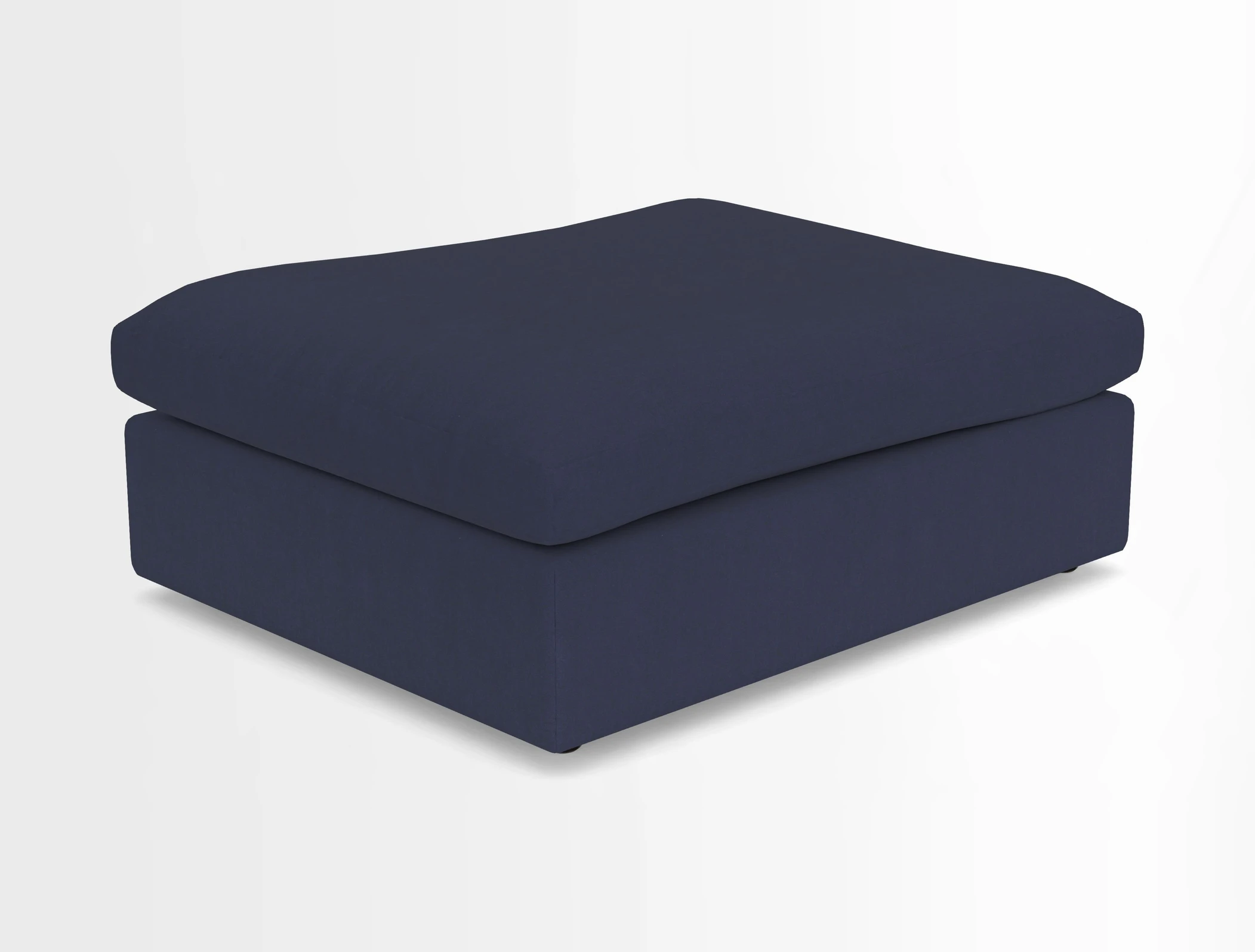 Big Softie Footstool in Two Tone Plain Biscuit