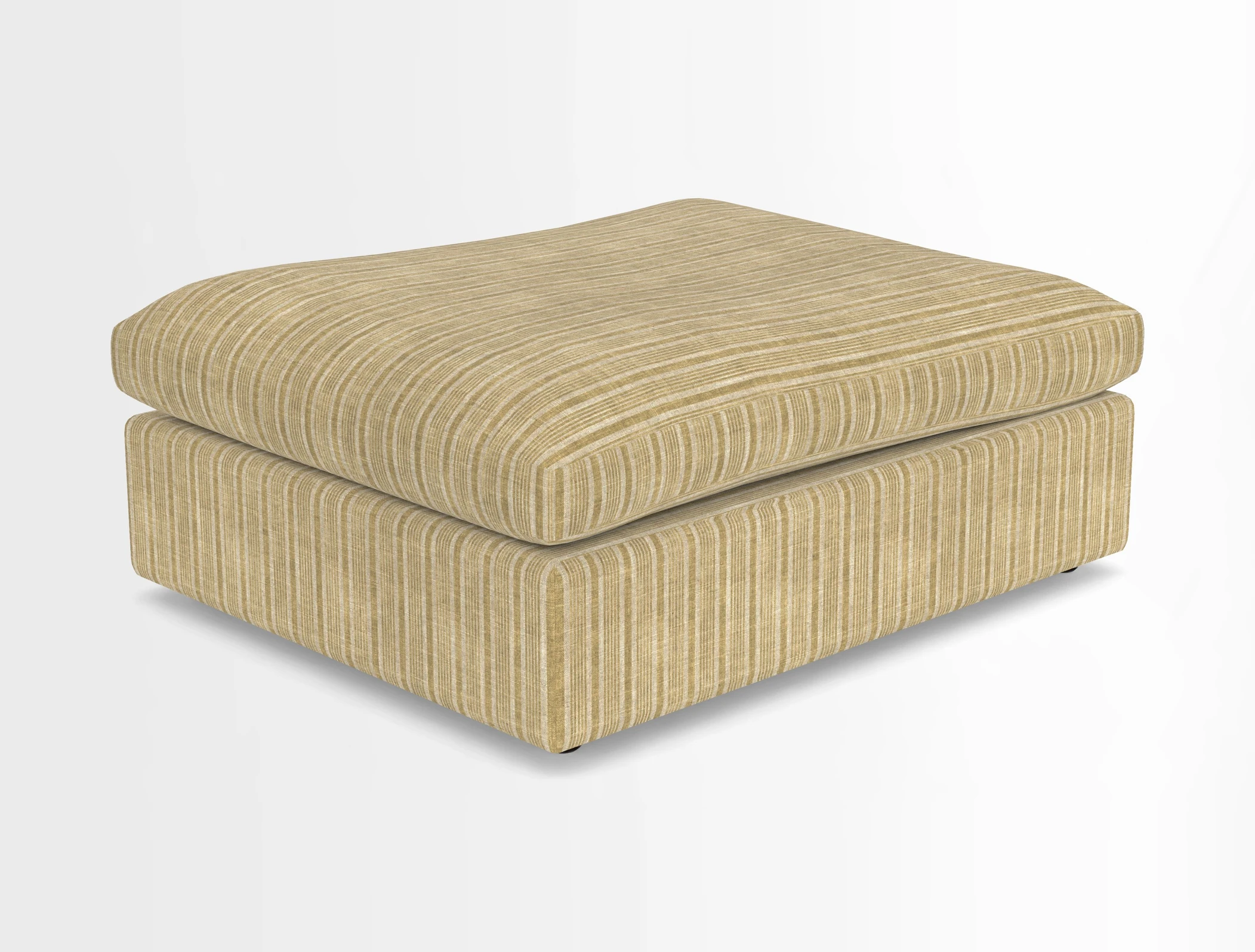 Big Softie Footstool in Two Tone Plain Biscuit