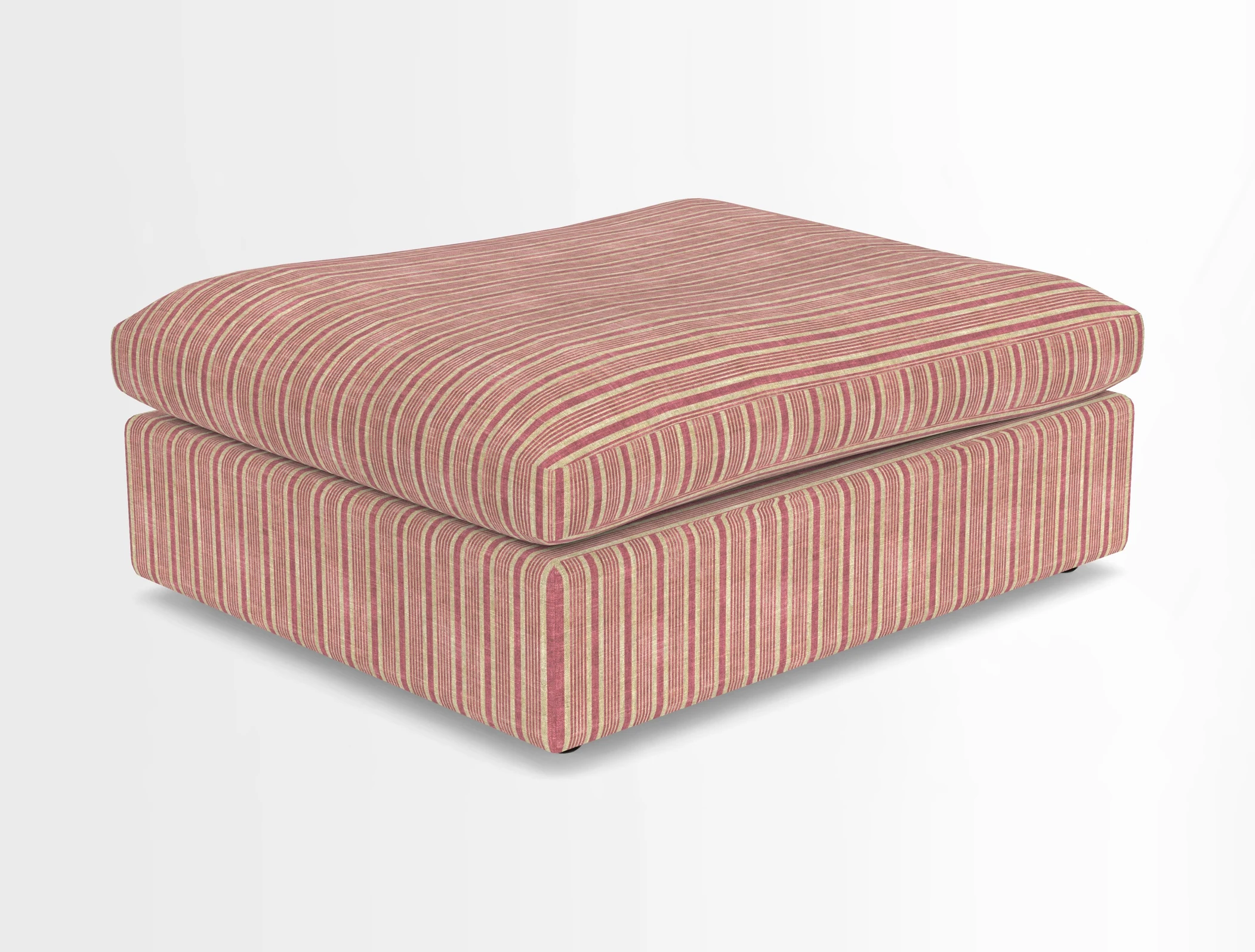 Big Softie Footstool in Two Tone Plain Biscuit