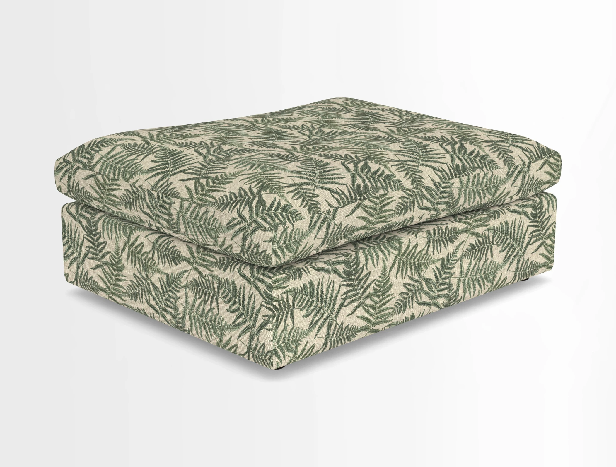 Big Softie Footstool in Two Tone Plain Biscuit