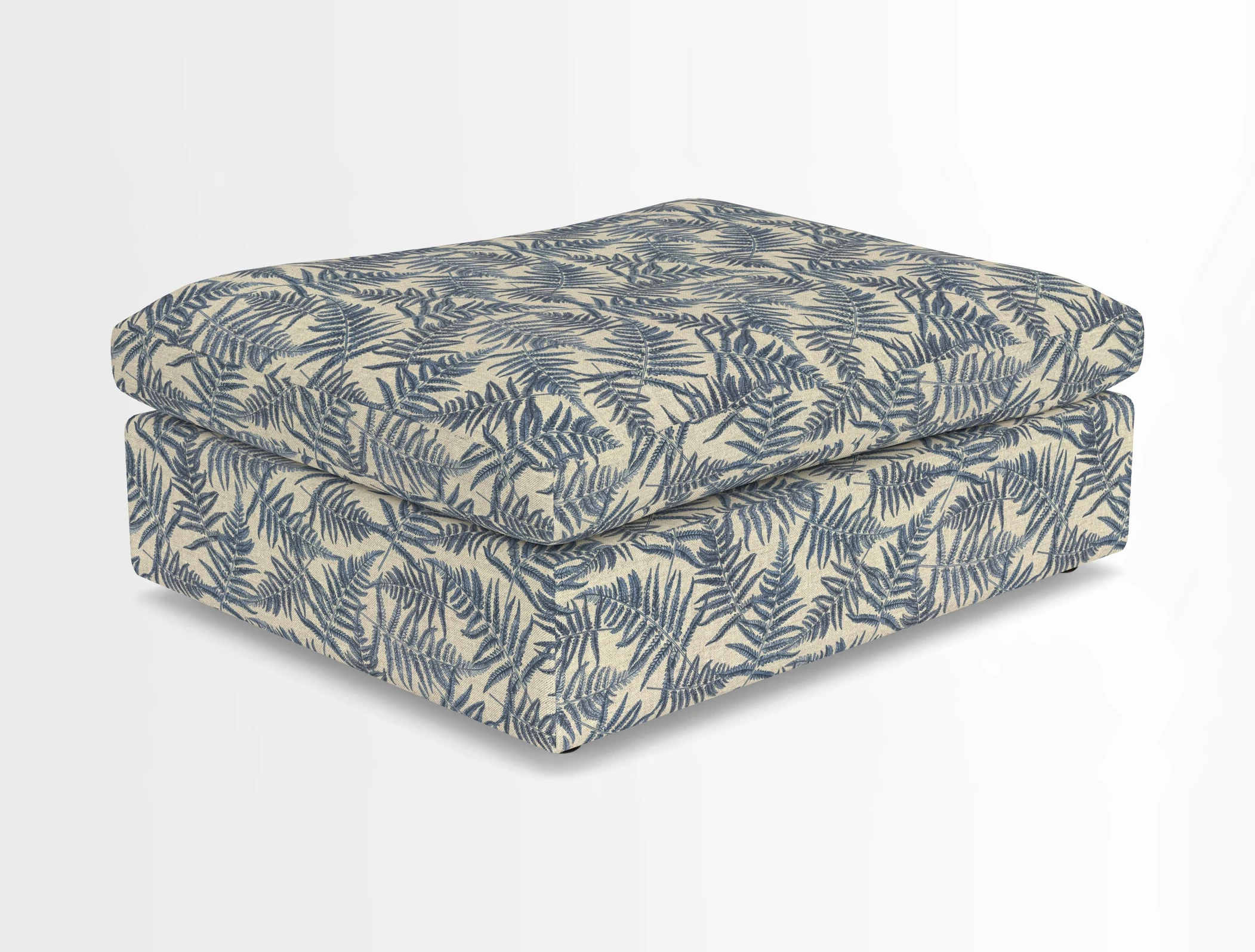 Big Softie Footstool in Two Tone Plain Biscuit
