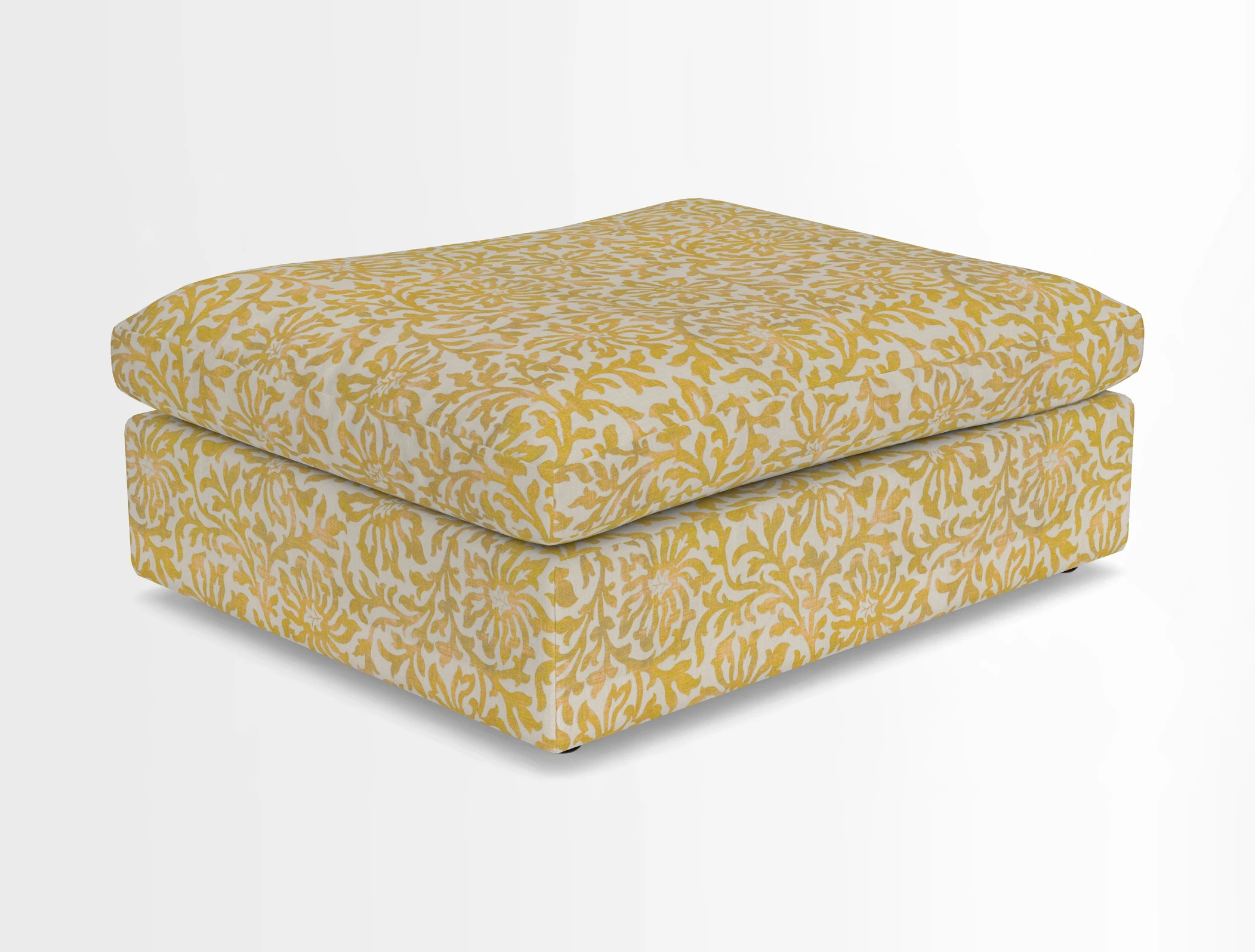 Big Softie Footstool in Two Tone Plain Biscuit
