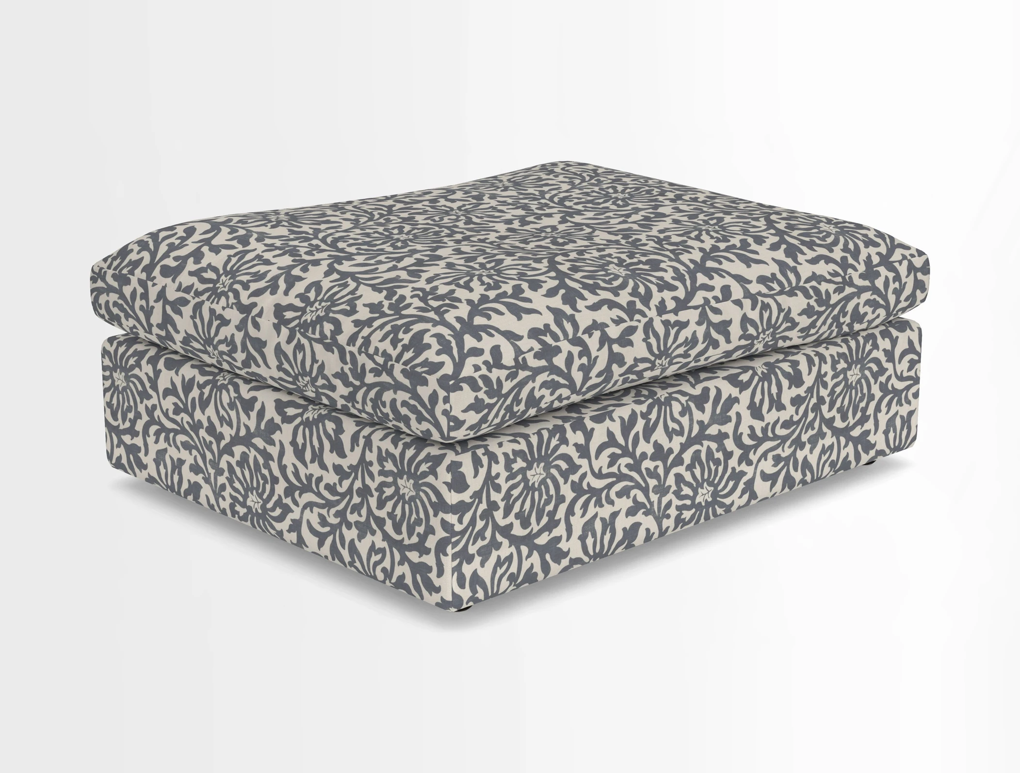Big Softie Footstool in Two Tone Plain Biscuit