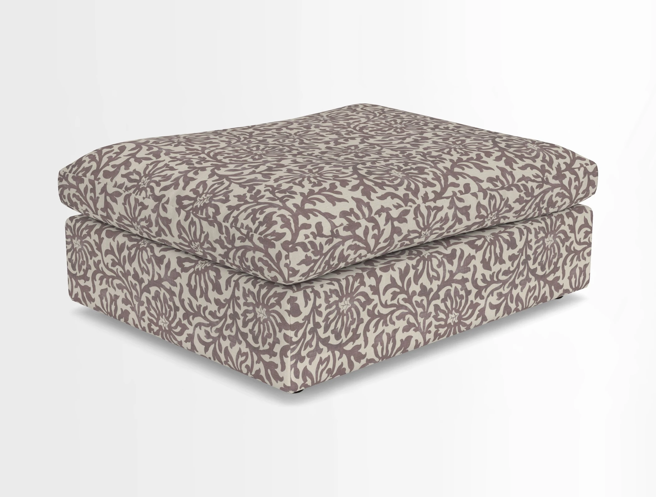 Big Softie Footstool in Two Tone Plain Biscuit