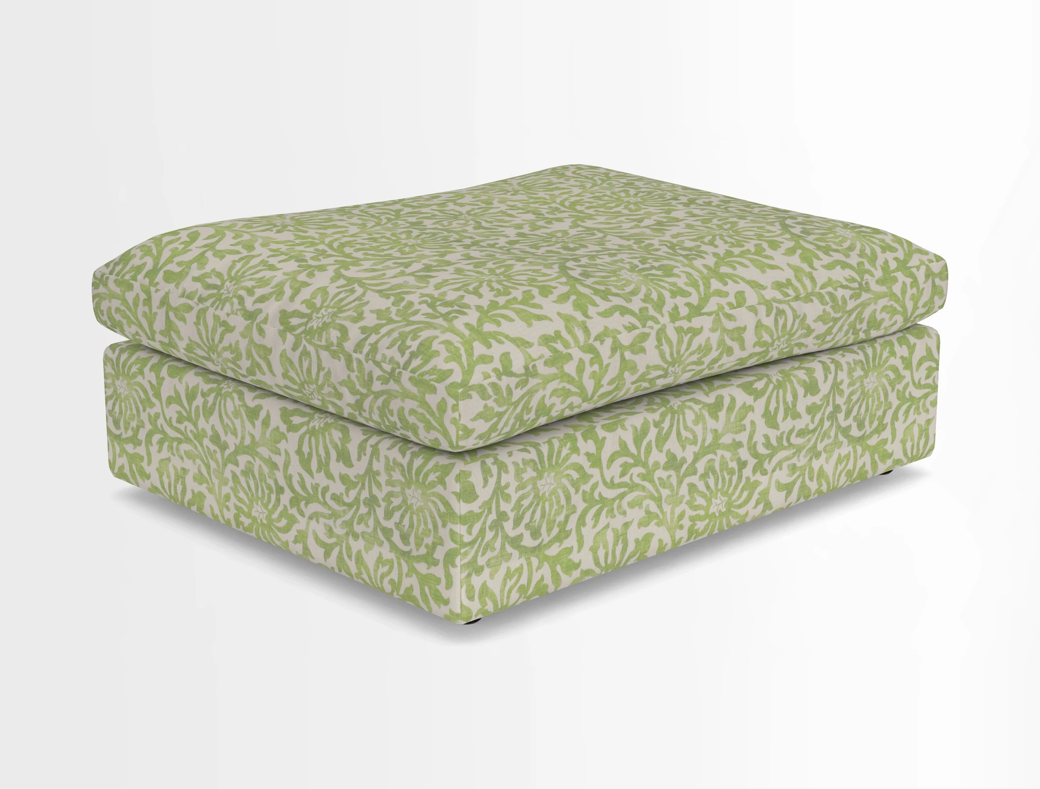 Big Softie Footstool in Two Tone Plain Biscuit