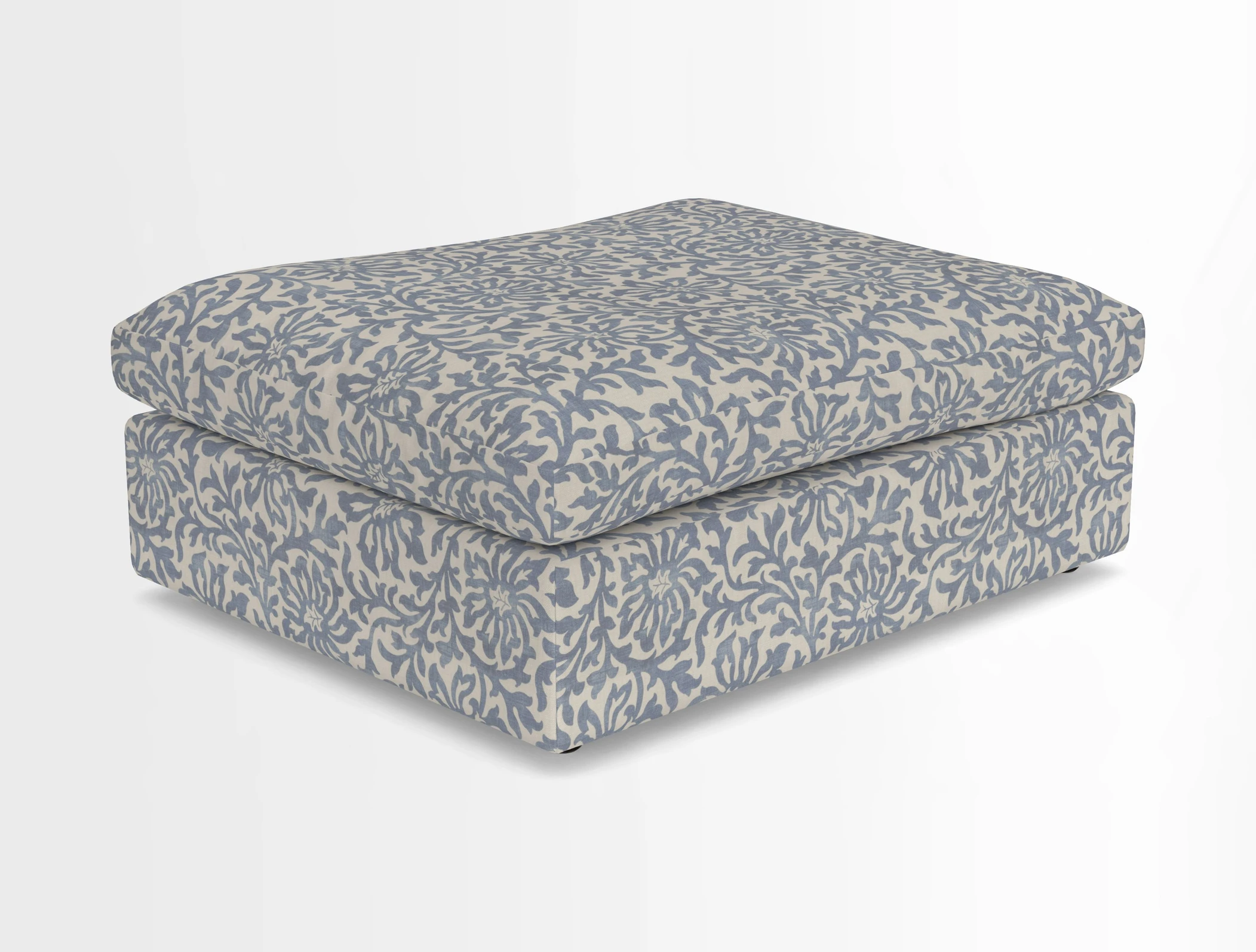 Big Softie Footstool in Two Tone Plain Biscuit