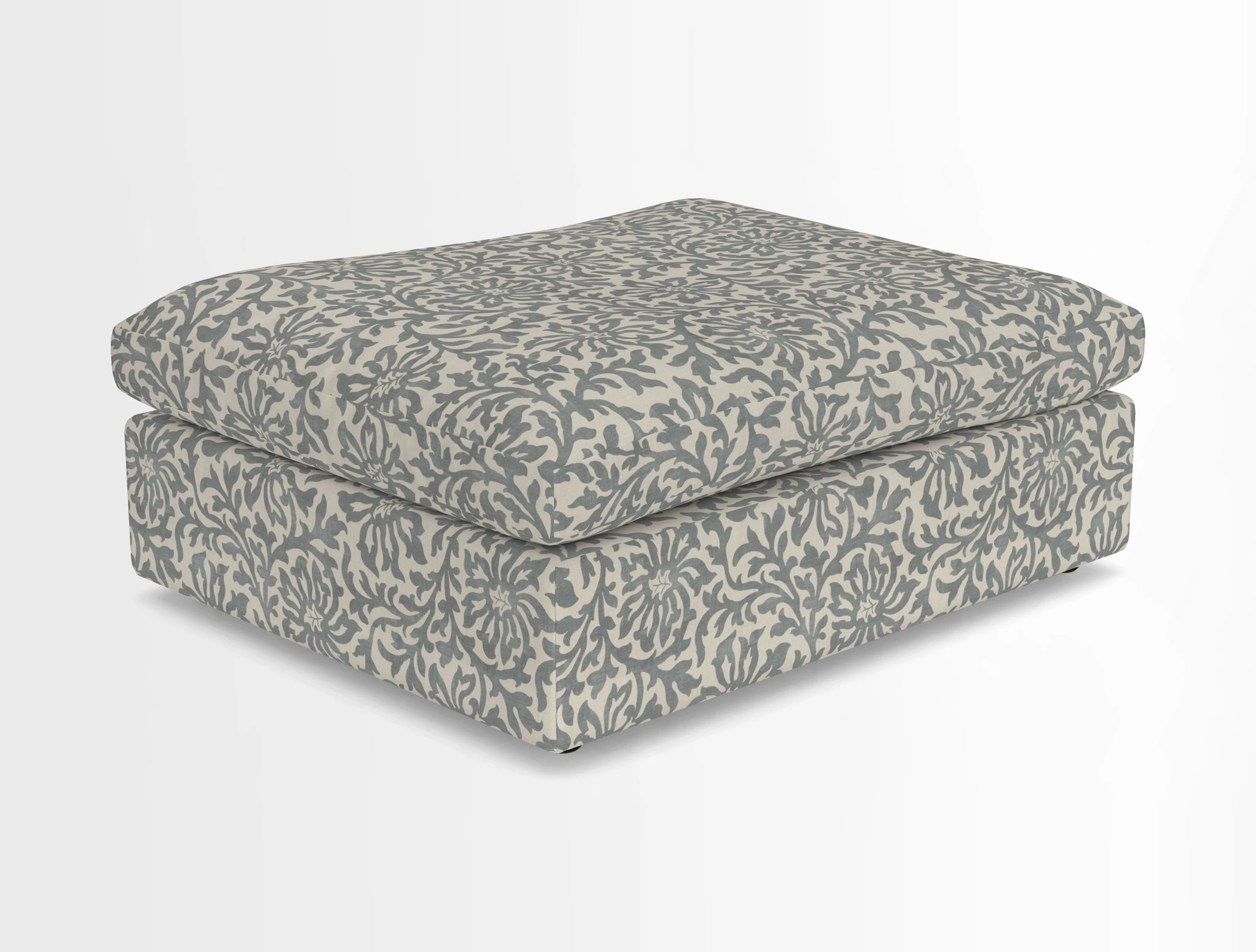 Big Softie Footstool in Two Tone Plain Biscuit