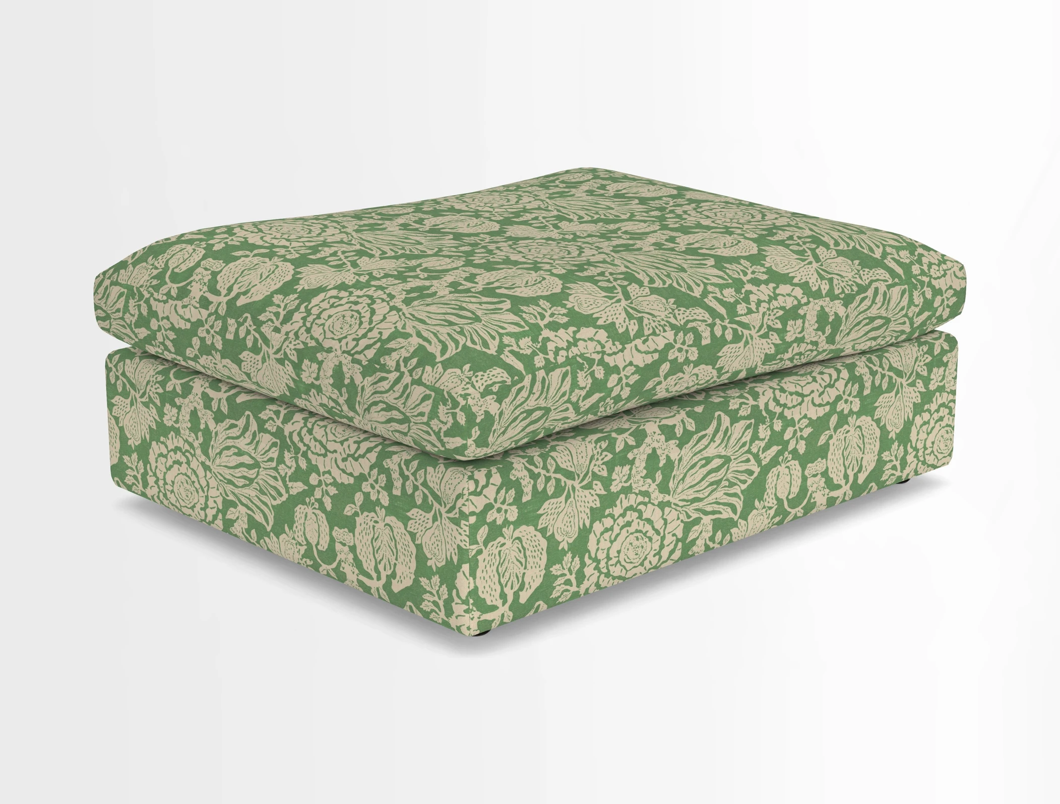 Big Softie Footstool in Two Tone Plain Biscuit