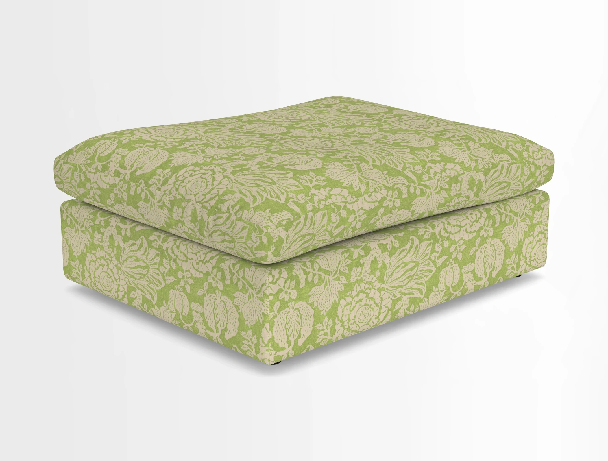 Big Softie Footstool in Two Tone Plain Biscuit