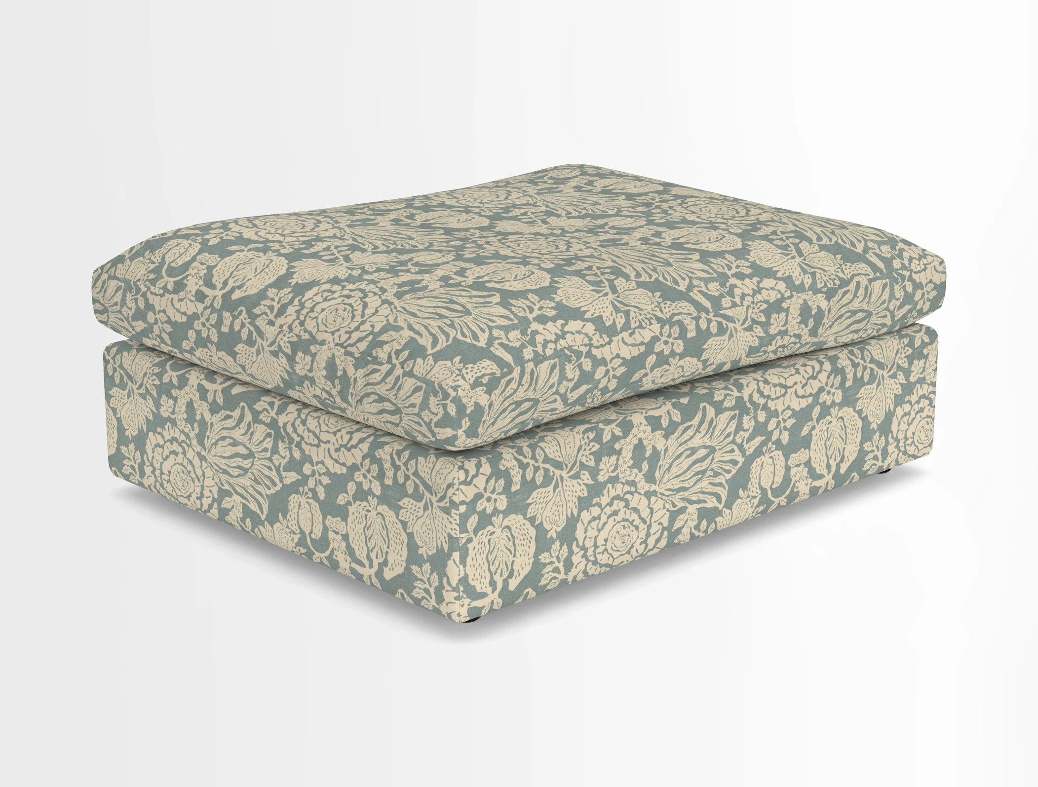Big Softie Footstool in Two Tone Plain Biscuit