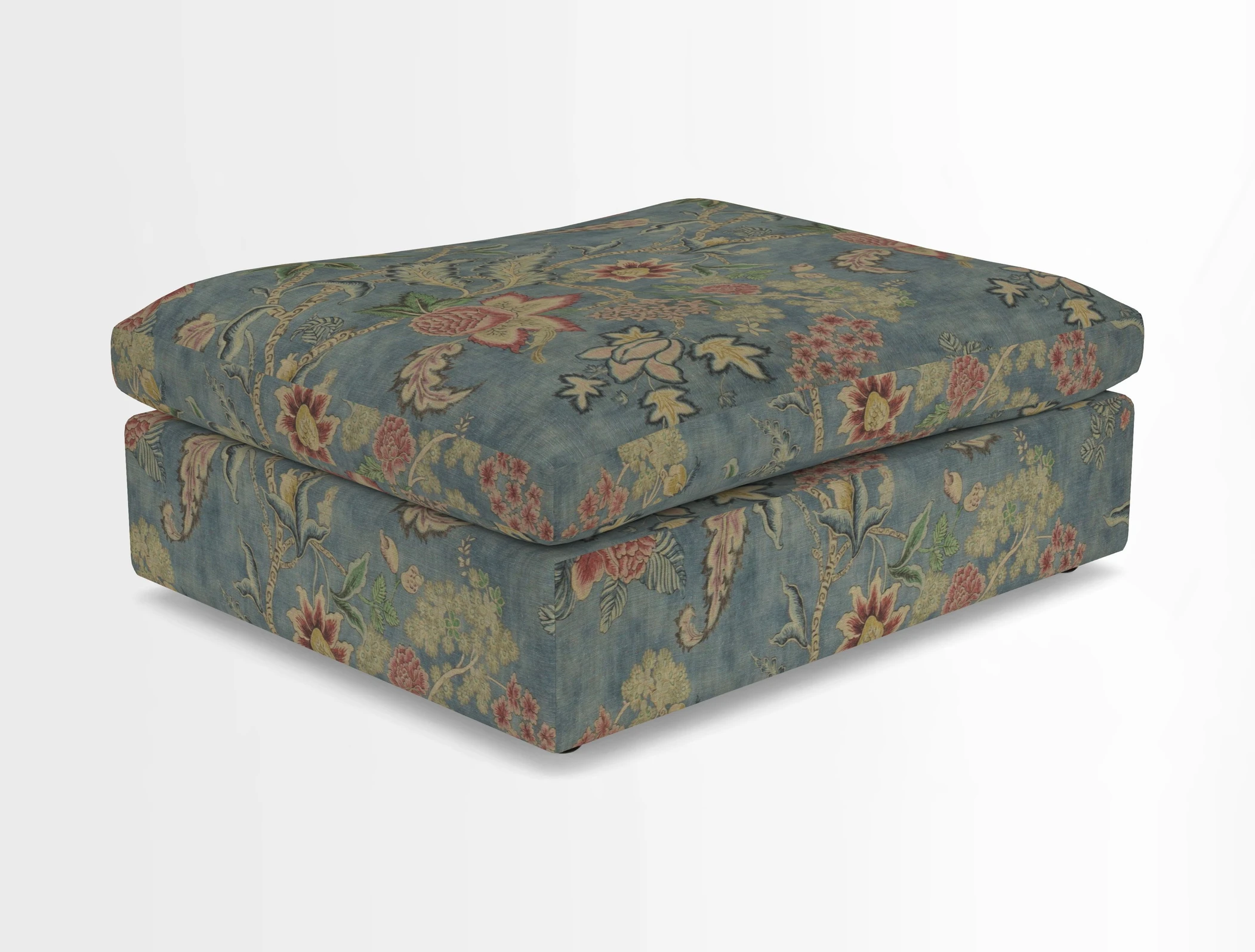 Big Softie Footstool in Two Tone Plain Biscuit