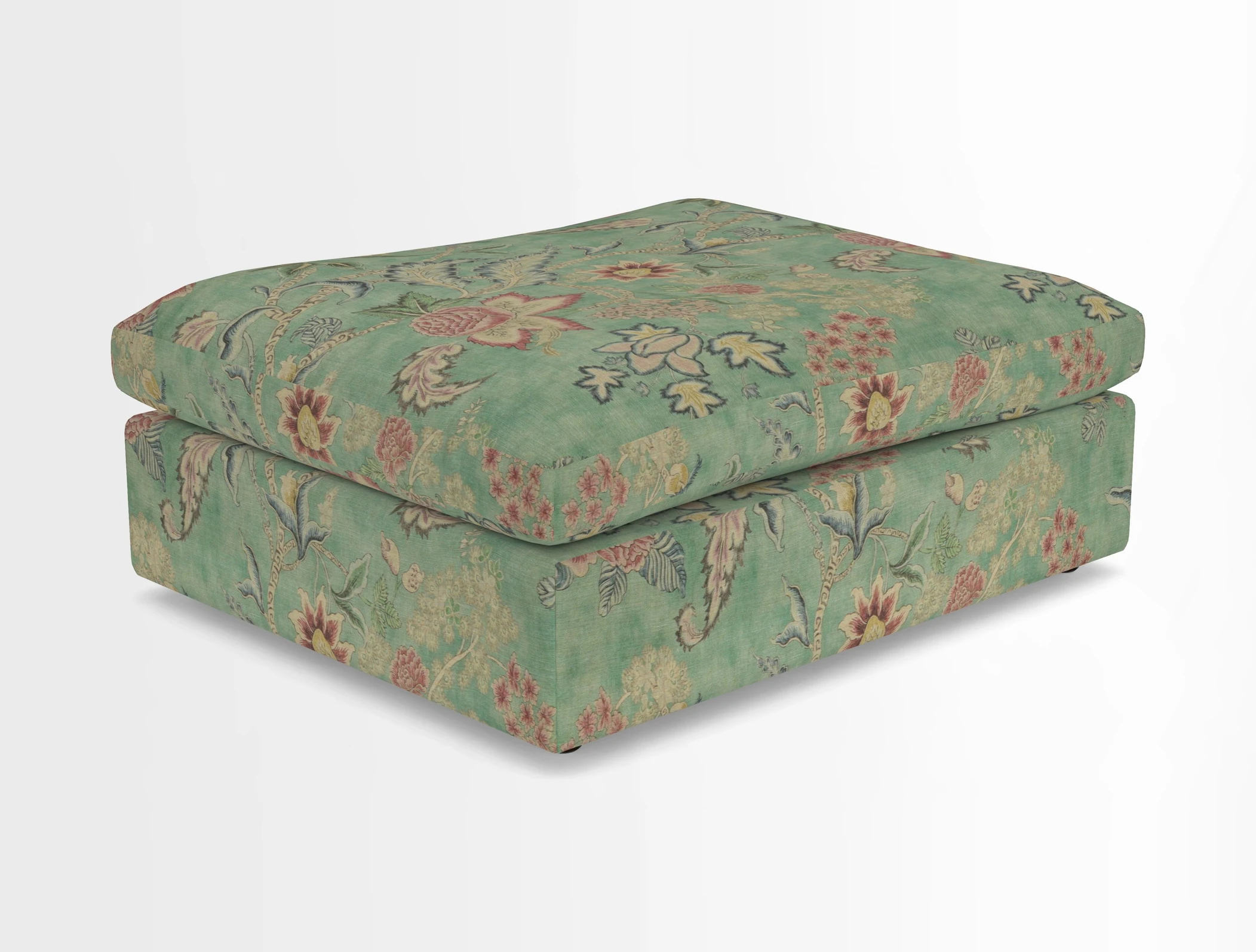 Big Softie Footstool in Two Tone Plain Biscuit