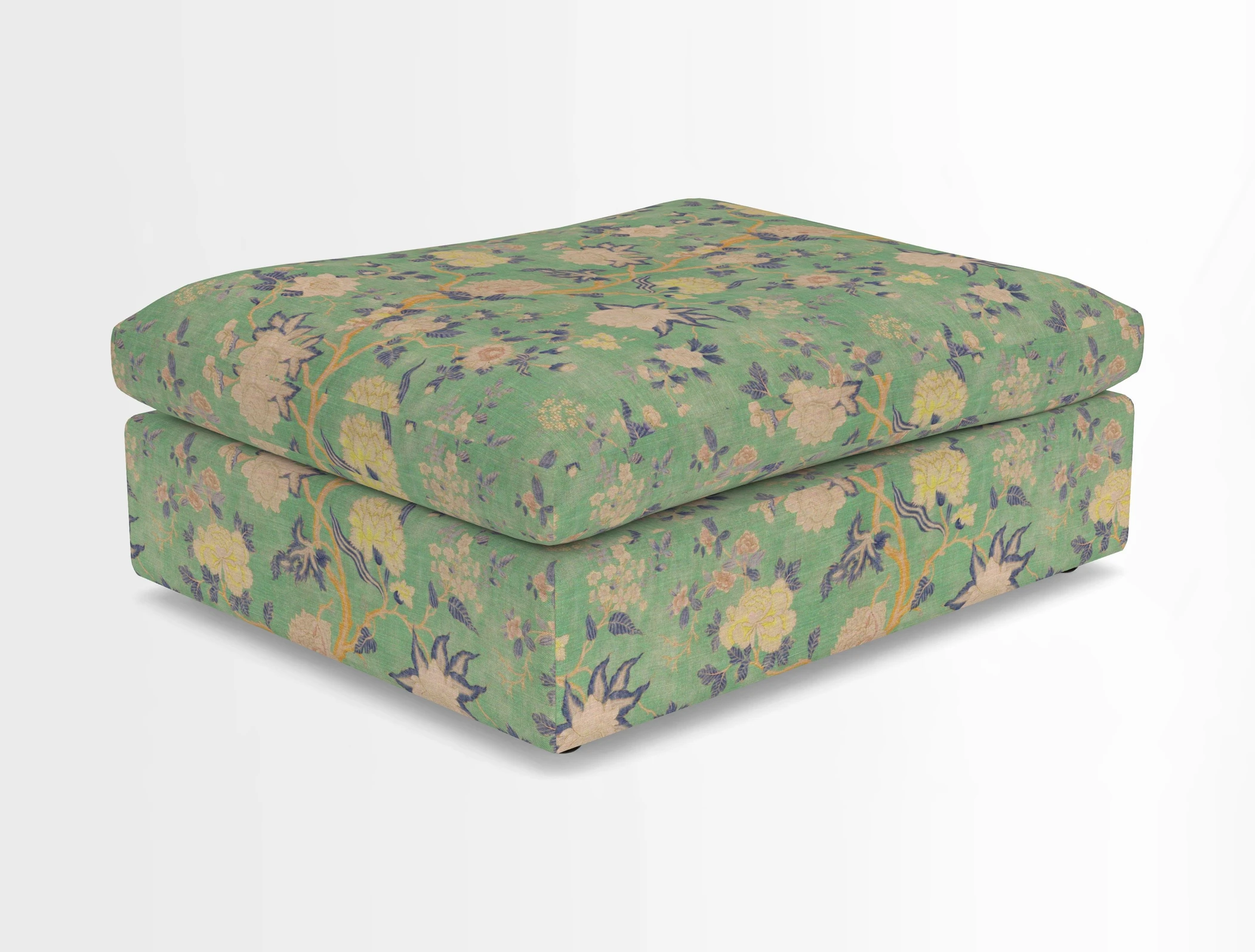 Big Softie Footstool in Two Tone Plain Biscuit
