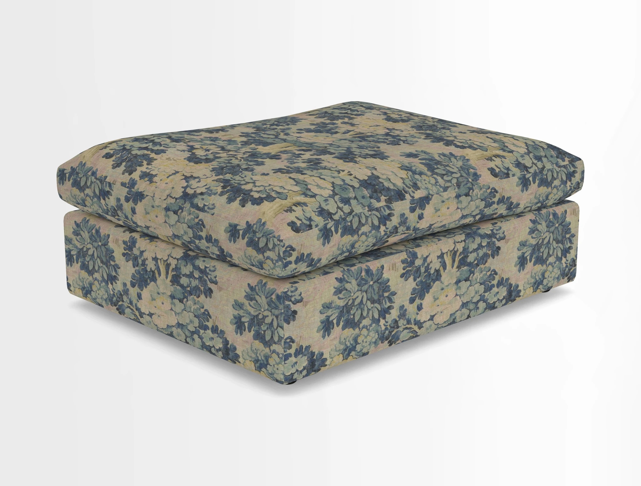 Big Softie Footstool in Two Tone Plain Biscuit