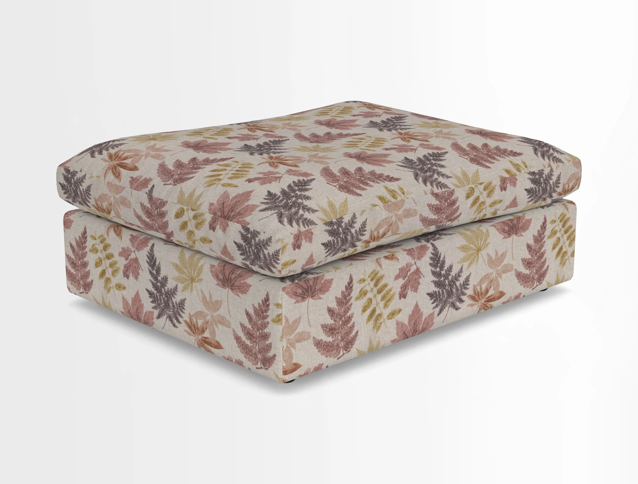 Big Softie Footstool in Two Tone Plain Biscuit