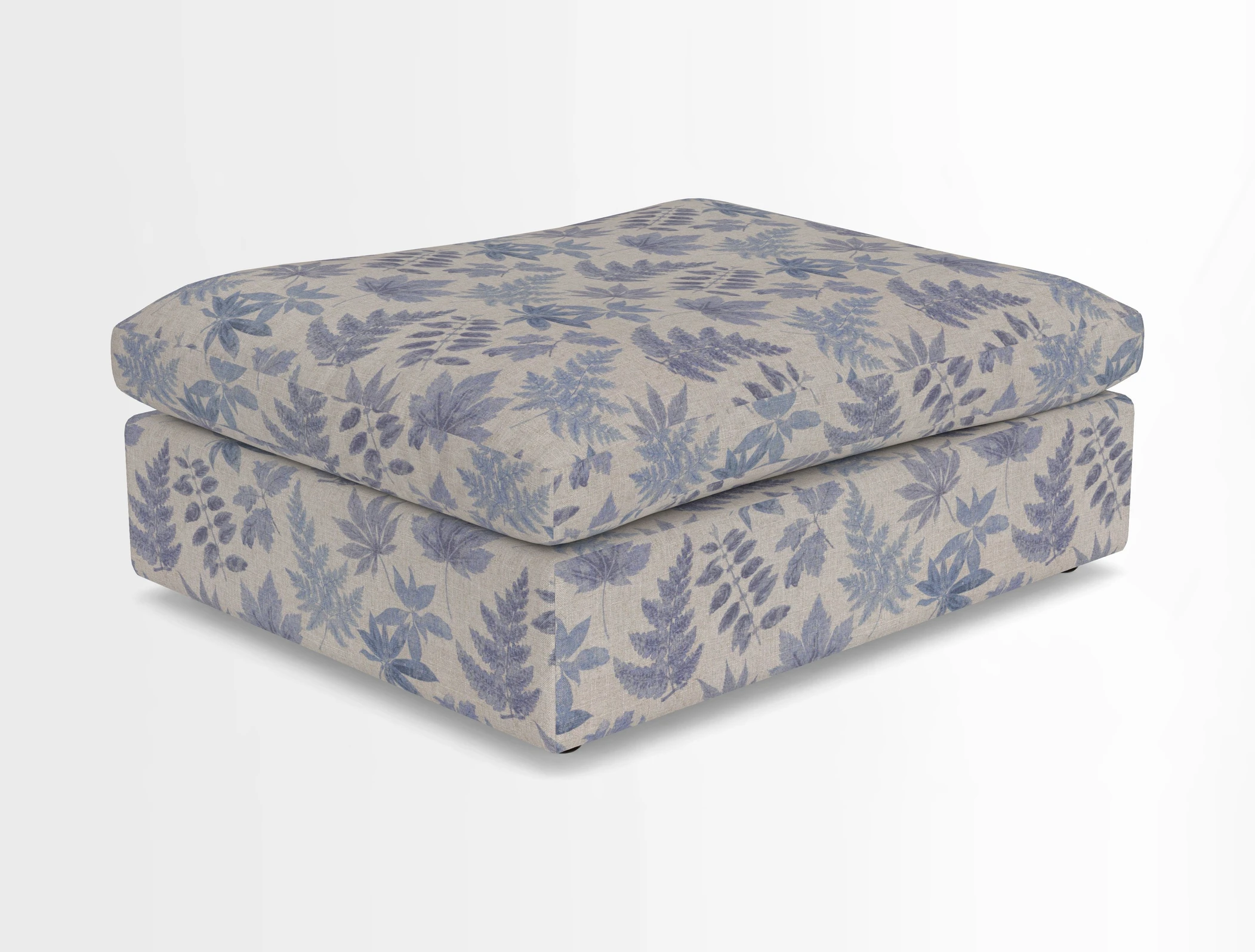 Big Softie Footstool in Two Tone Plain Biscuit
