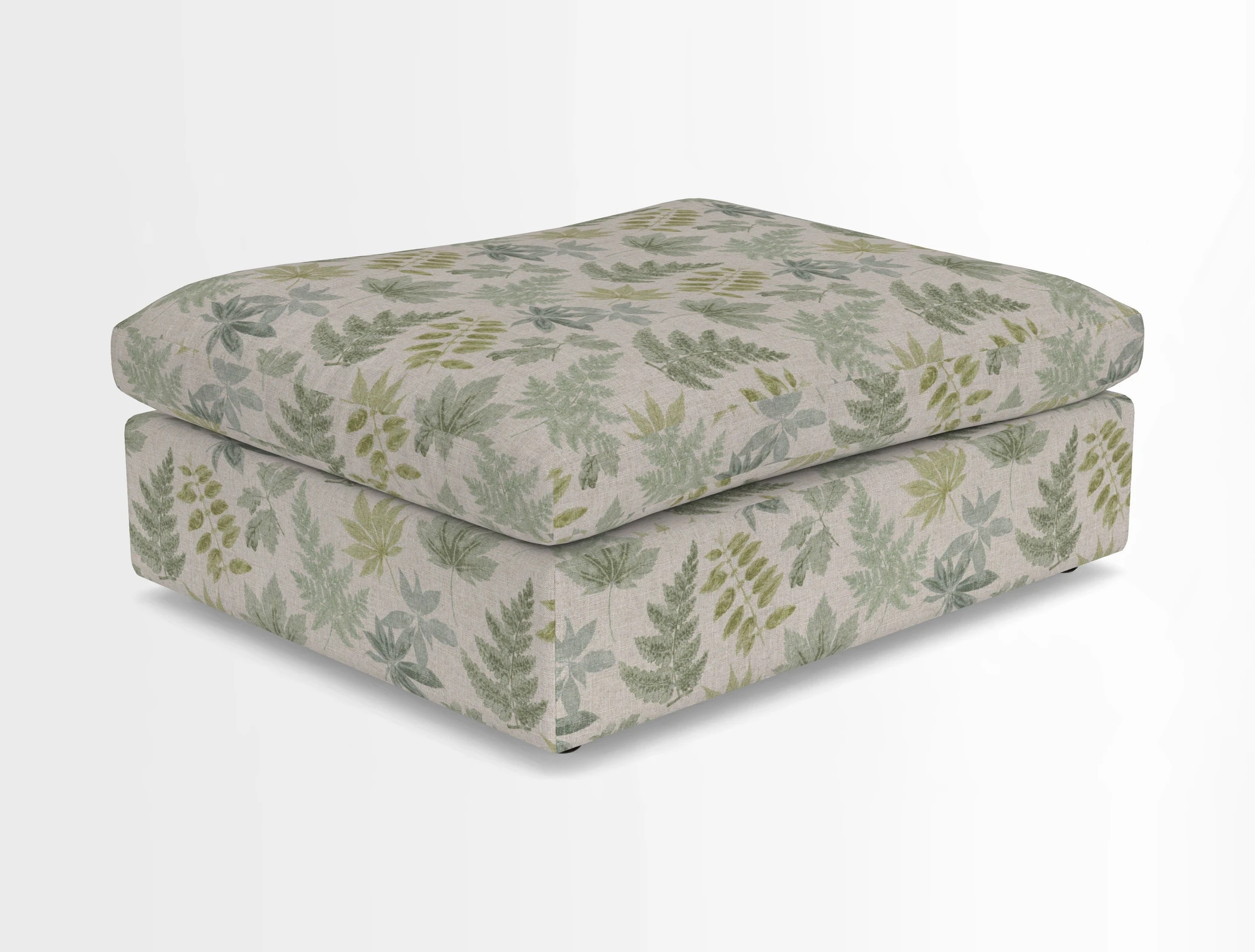 Big Softie Footstool in Two Tone Plain Biscuit