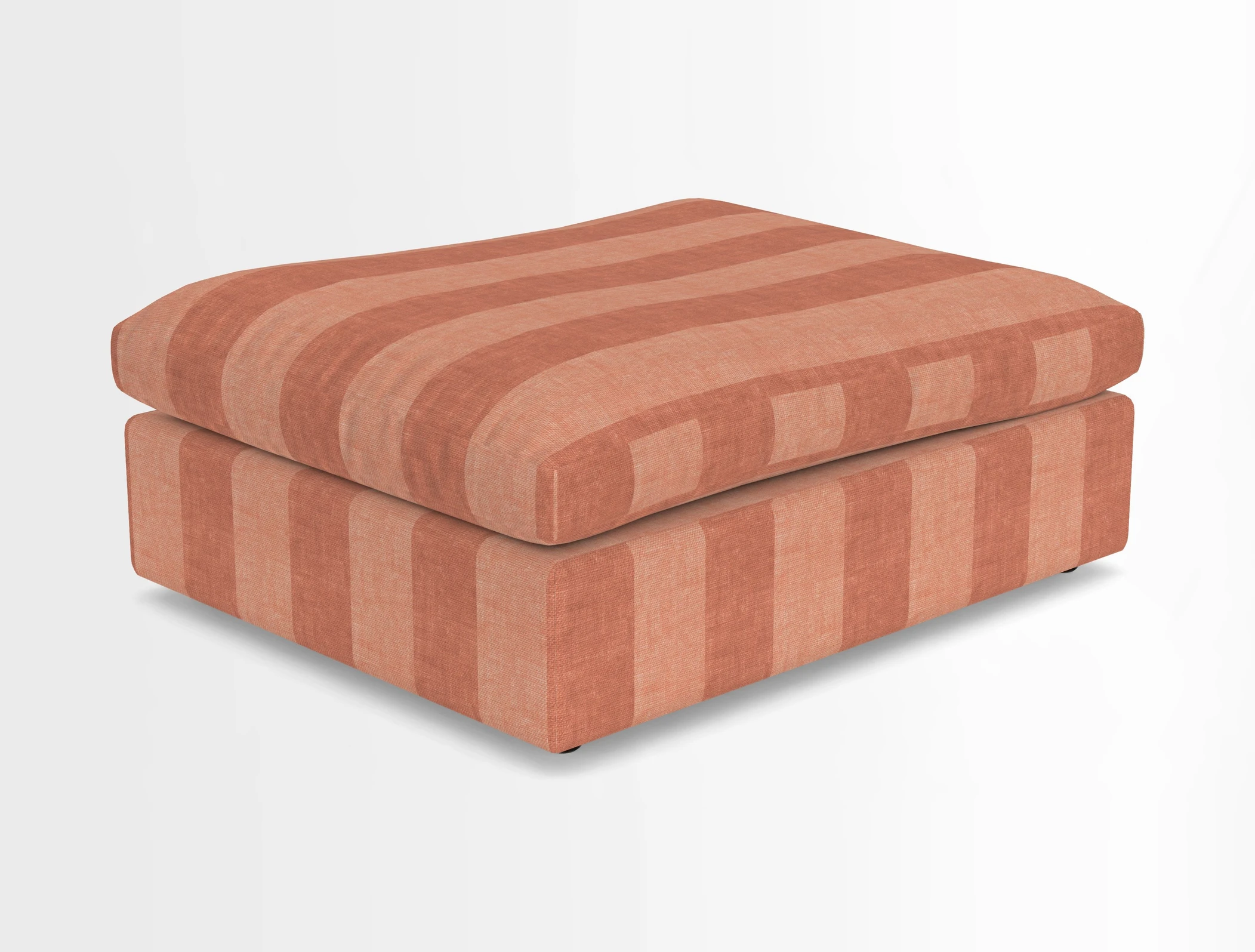 Big Softie Footstool in Two Tone Plain Biscuit