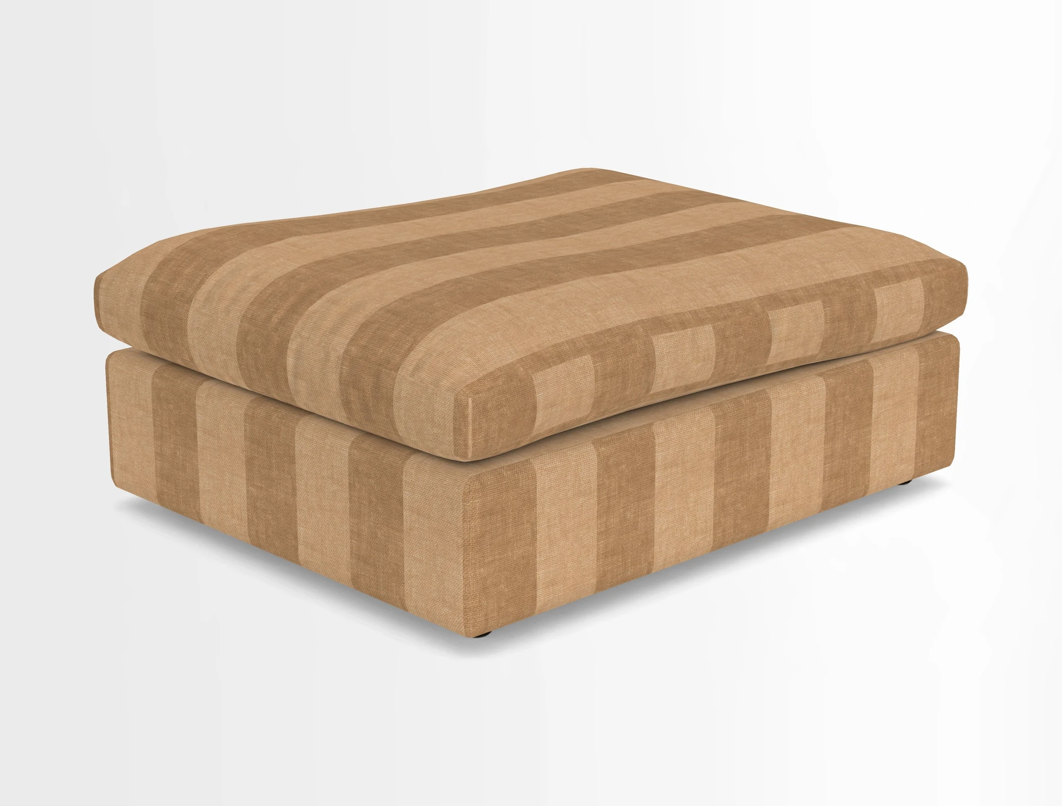 Big Softie Footstool in Two Tone Plain Biscuit