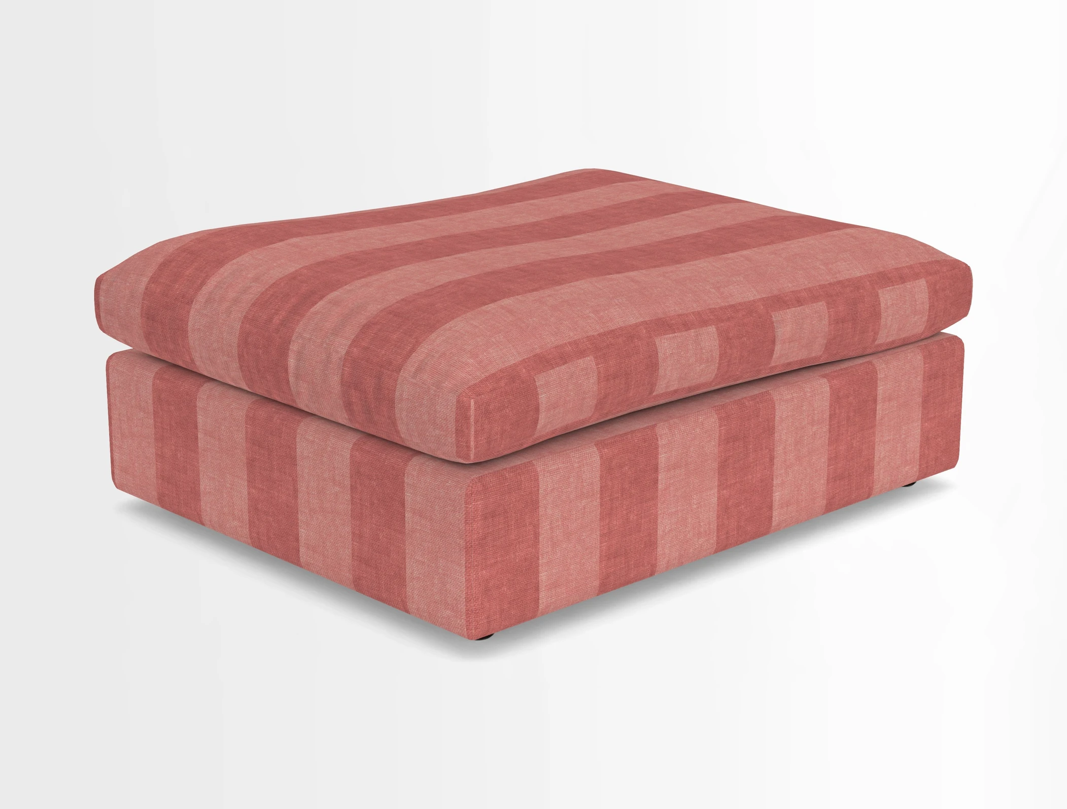Big Softie Footstool in Two Tone Plain Biscuit