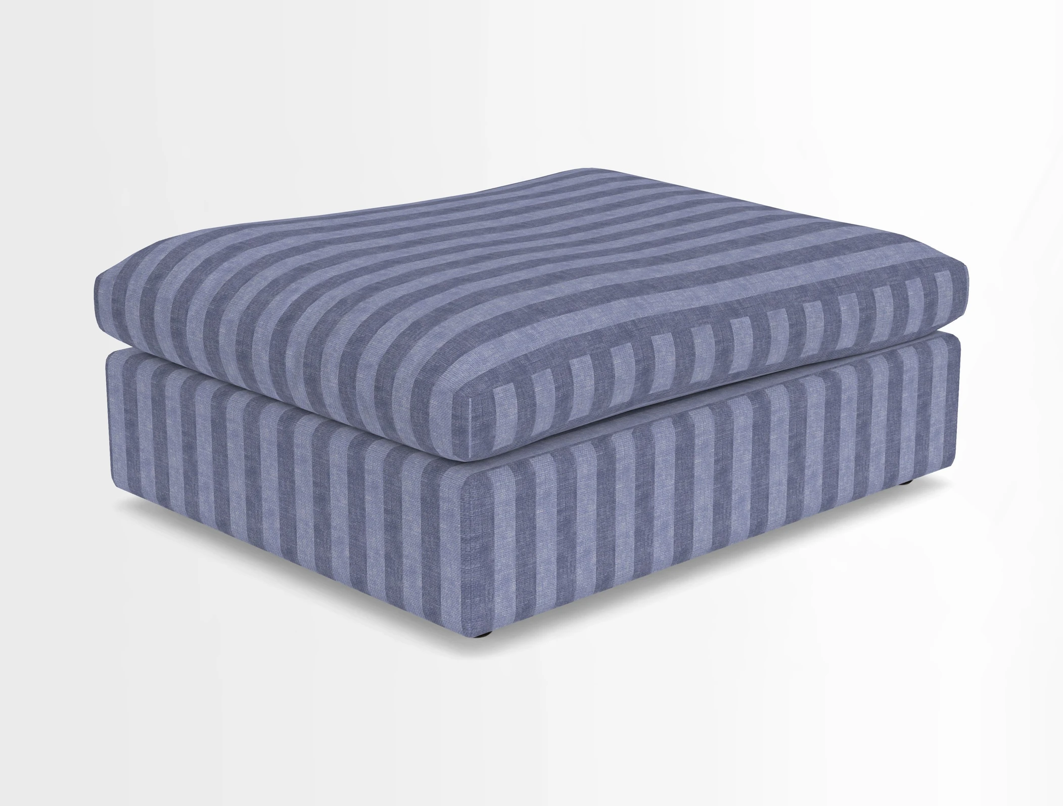 Big Softie Footstool in Two Tone Plain Biscuit