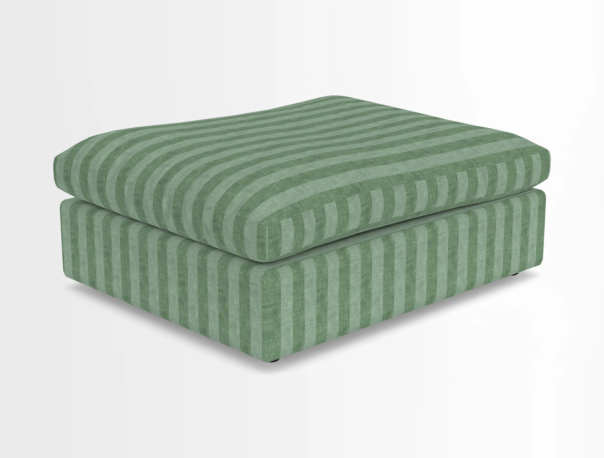Big Softie Footstool in Two Tone Plain Biscuit