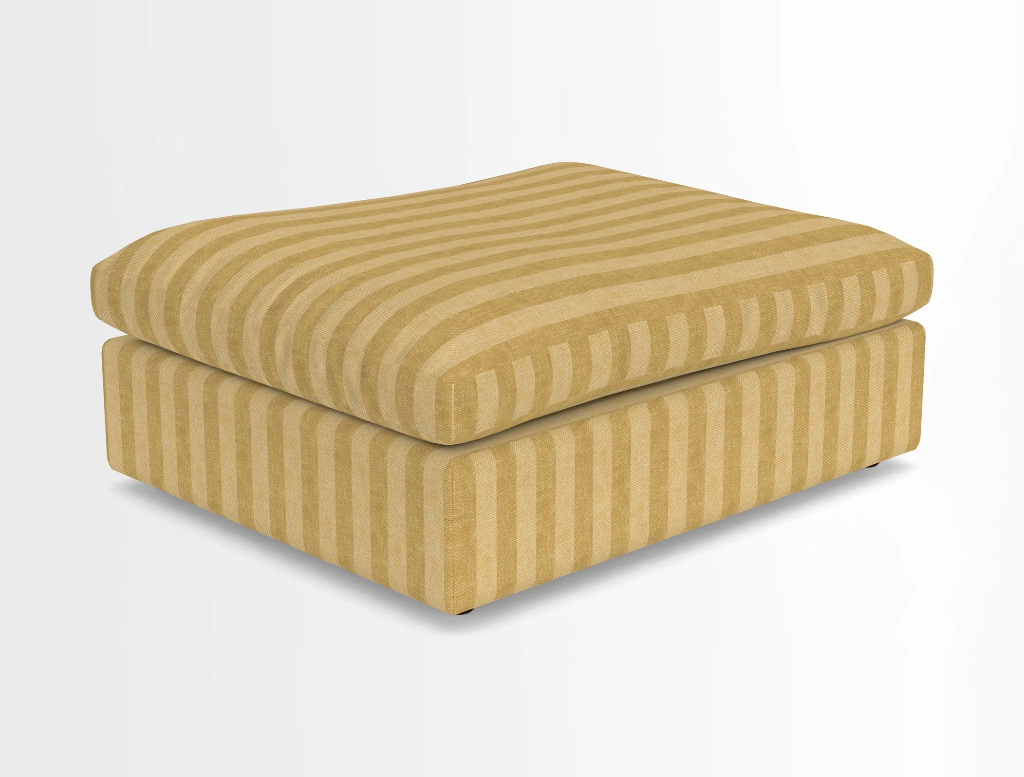 Big Softie Footstool in Two Tone Plain Biscuit