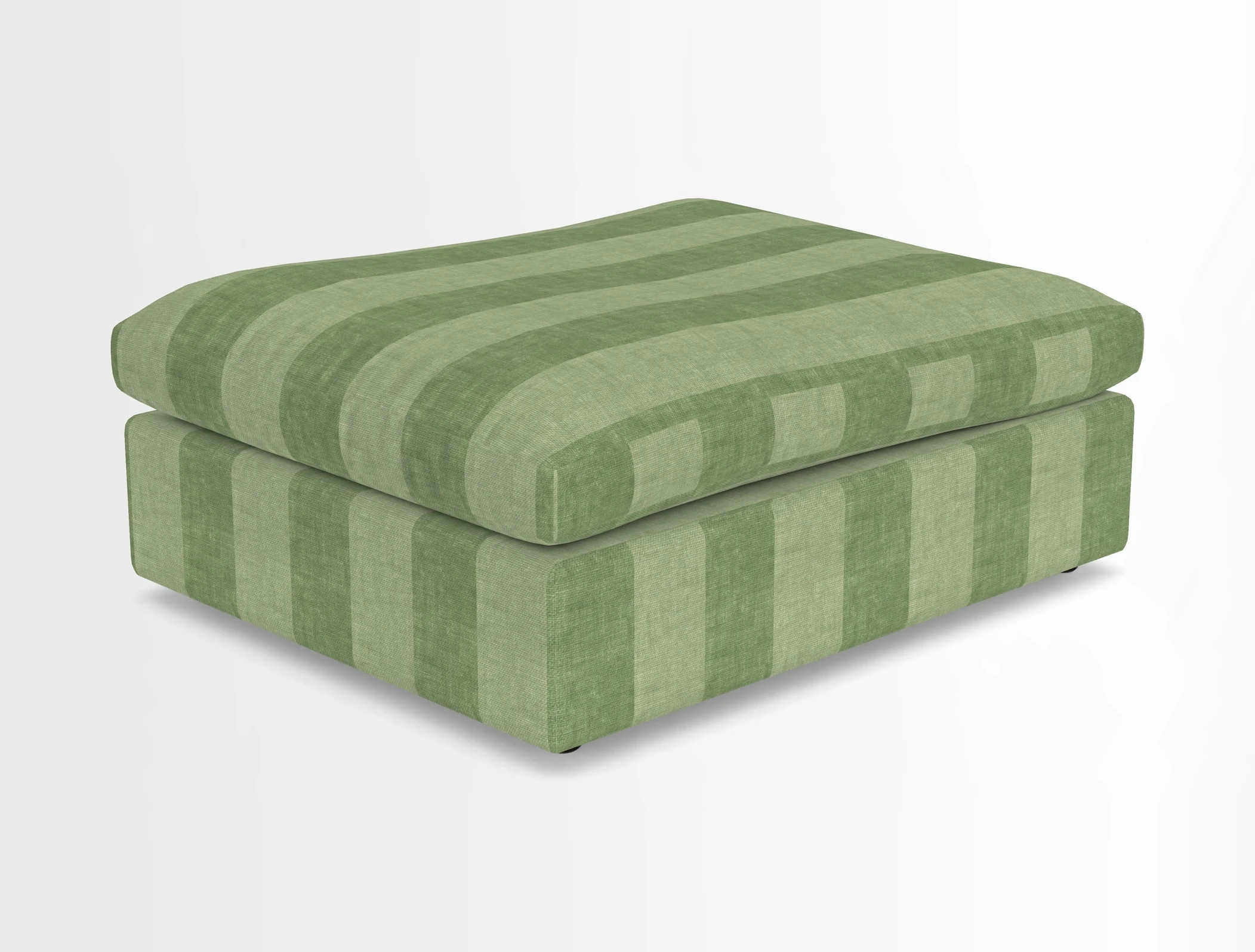 Big Softie Footstool in Two Tone Plain Biscuit