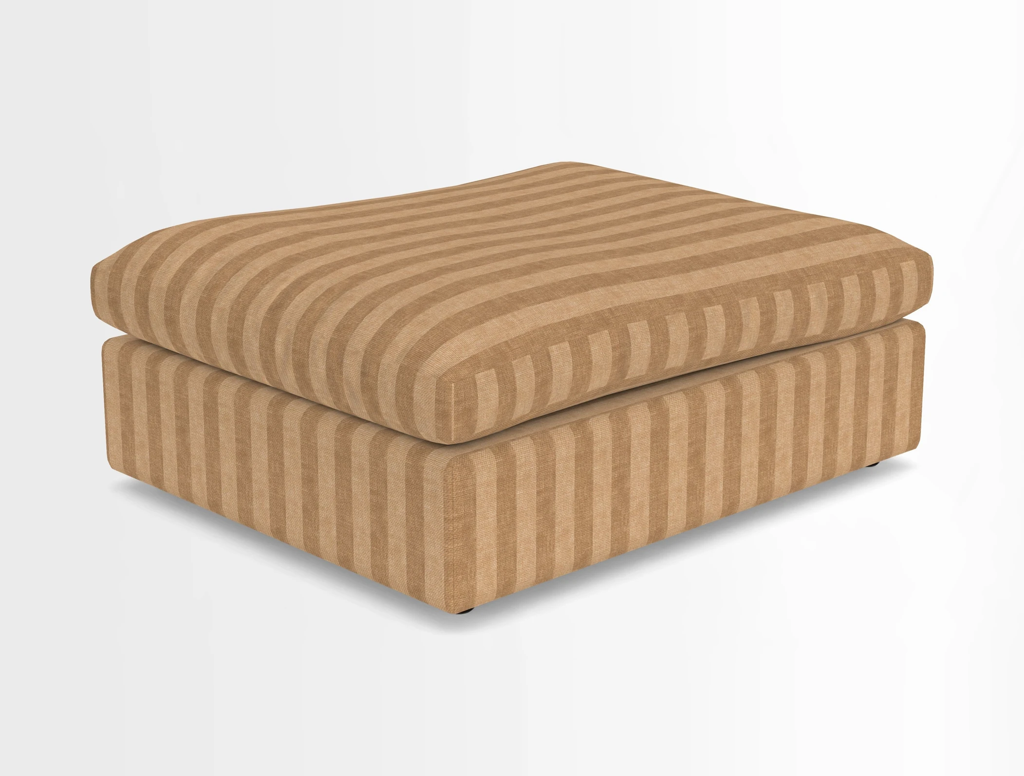 Big Softie Footstool in Two Tone Plain Biscuit