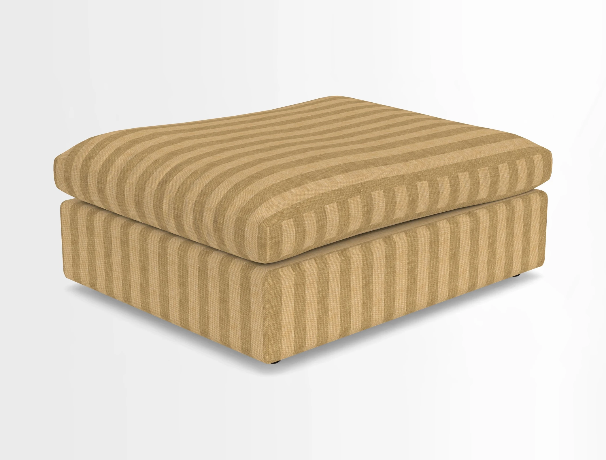 Big Softie Footstool in Two Tone Plain Biscuit