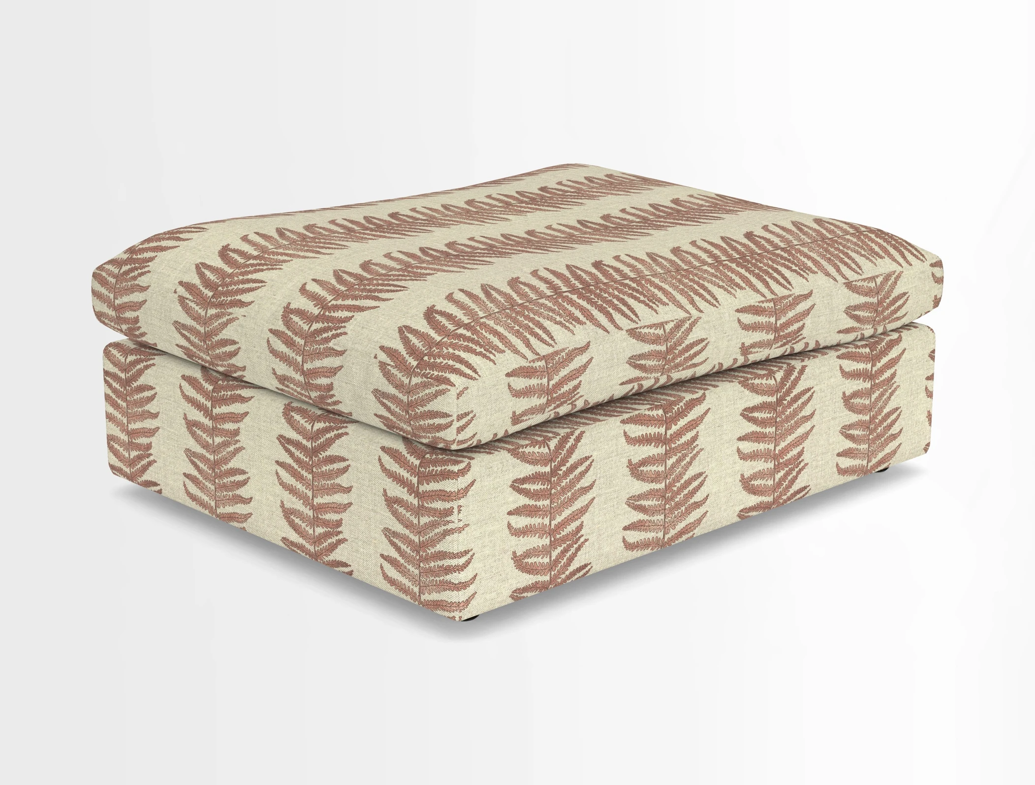Big Softie Footstool in Two Tone Plain Biscuit