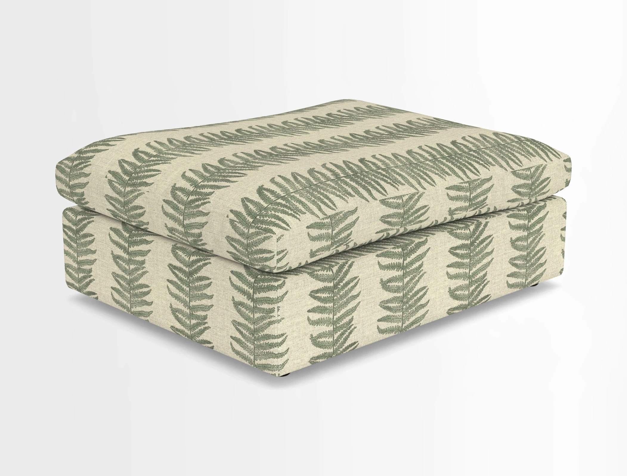 Big Softie Footstool in Two Tone Plain Biscuit