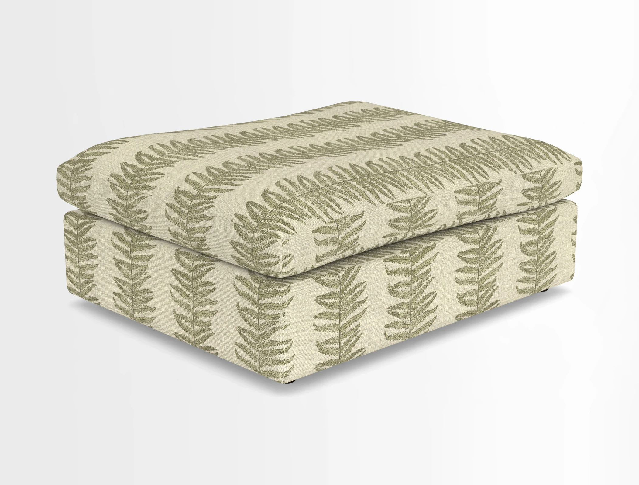 Big Softie Footstool in Two Tone Plain Biscuit