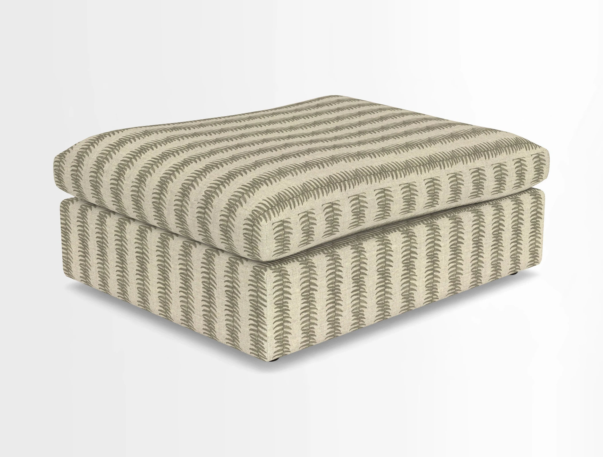 Big Softie Footstool in Two Tone Plain Biscuit