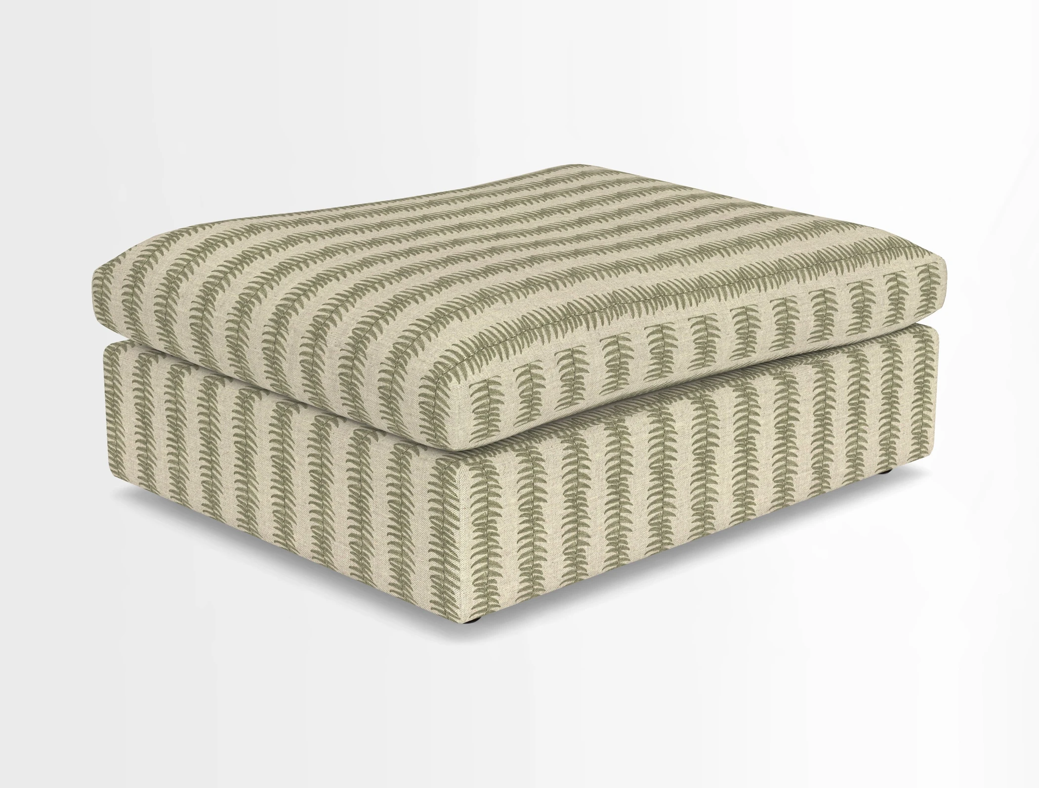 Big Softie Footstool in Two Tone Plain Biscuit