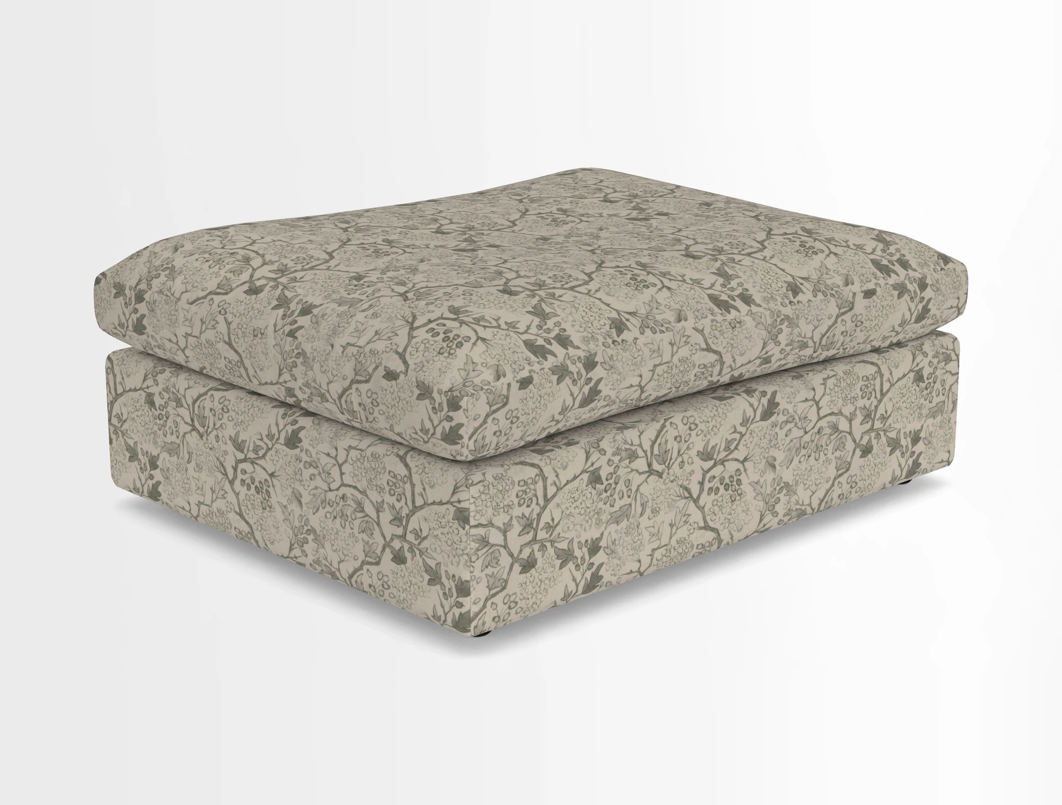 Big Softie Footstool in Two Tone Plain Biscuit