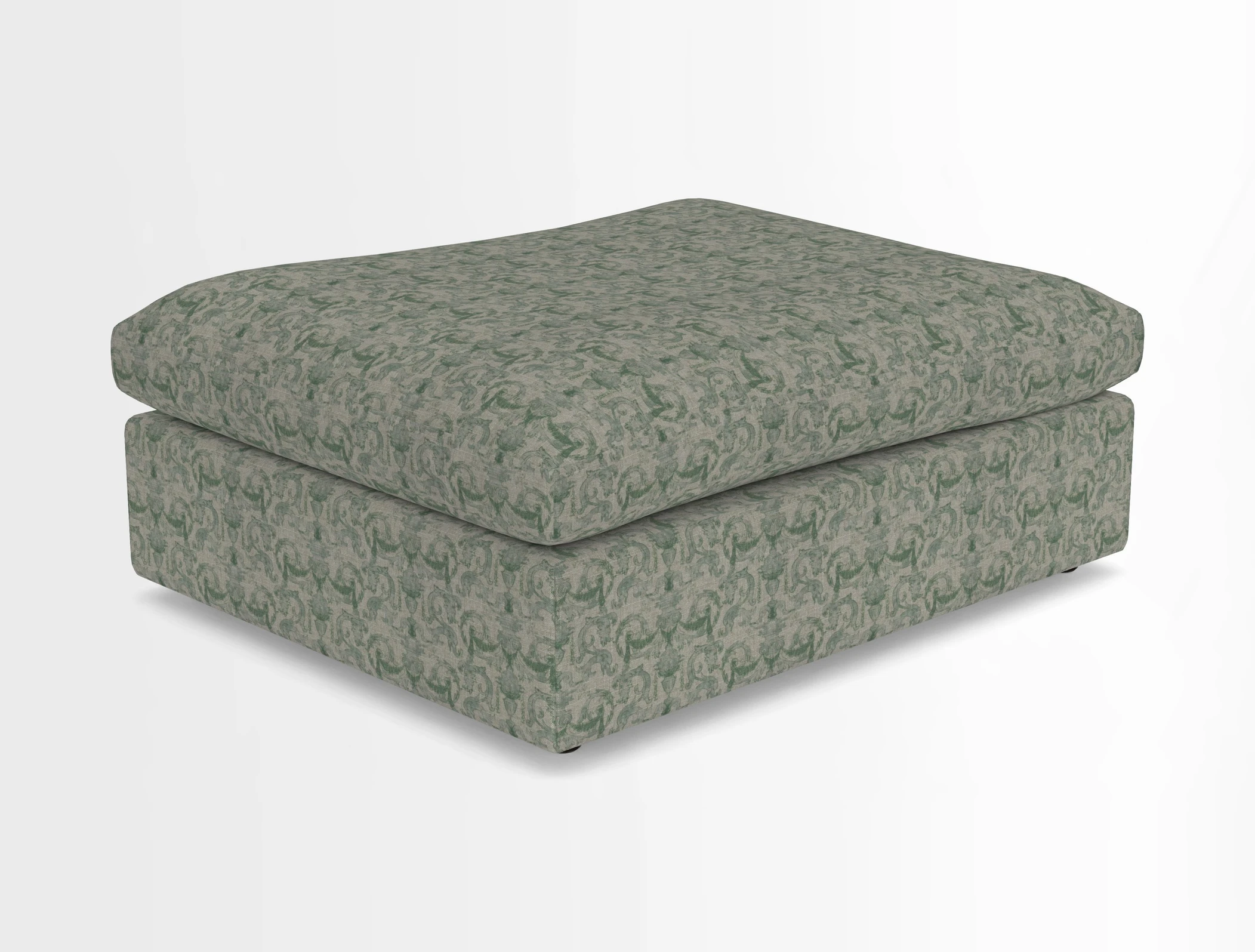 Big Softie Footstool in Two Tone Plain Biscuit