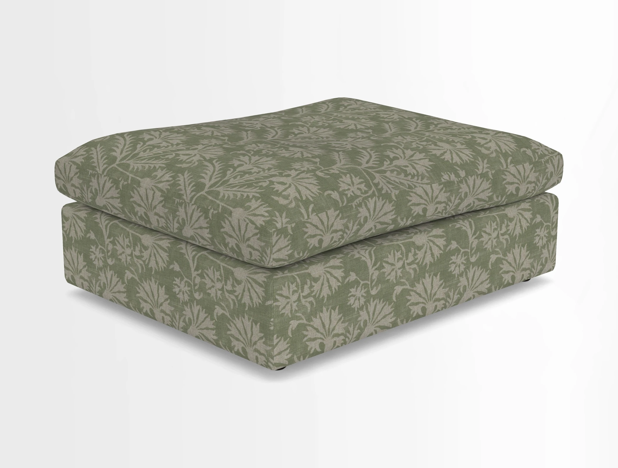 Big Softie Footstool in Two Tone Plain Biscuit