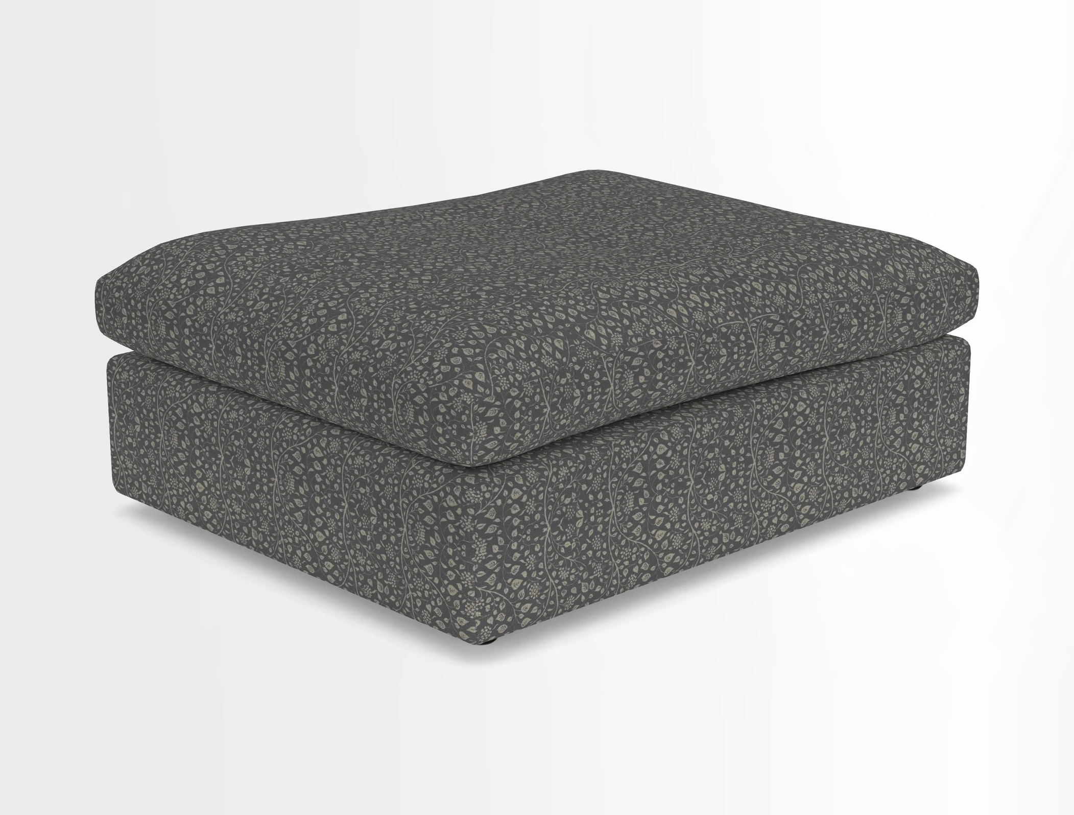 Big Softie Footstool in Two Tone Plain Biscuit