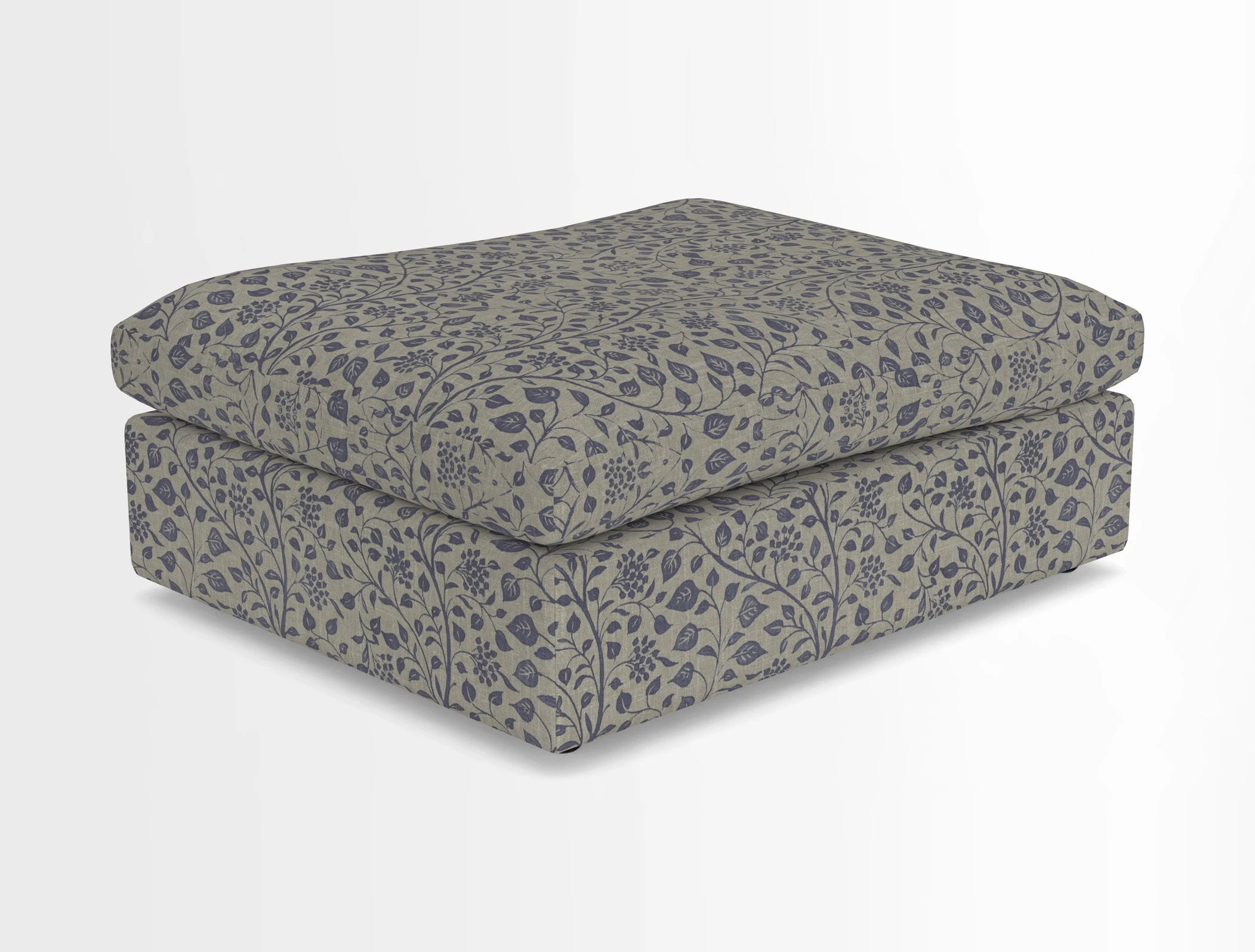 Big Softie Footstool in Two Tone Plain Biscuit