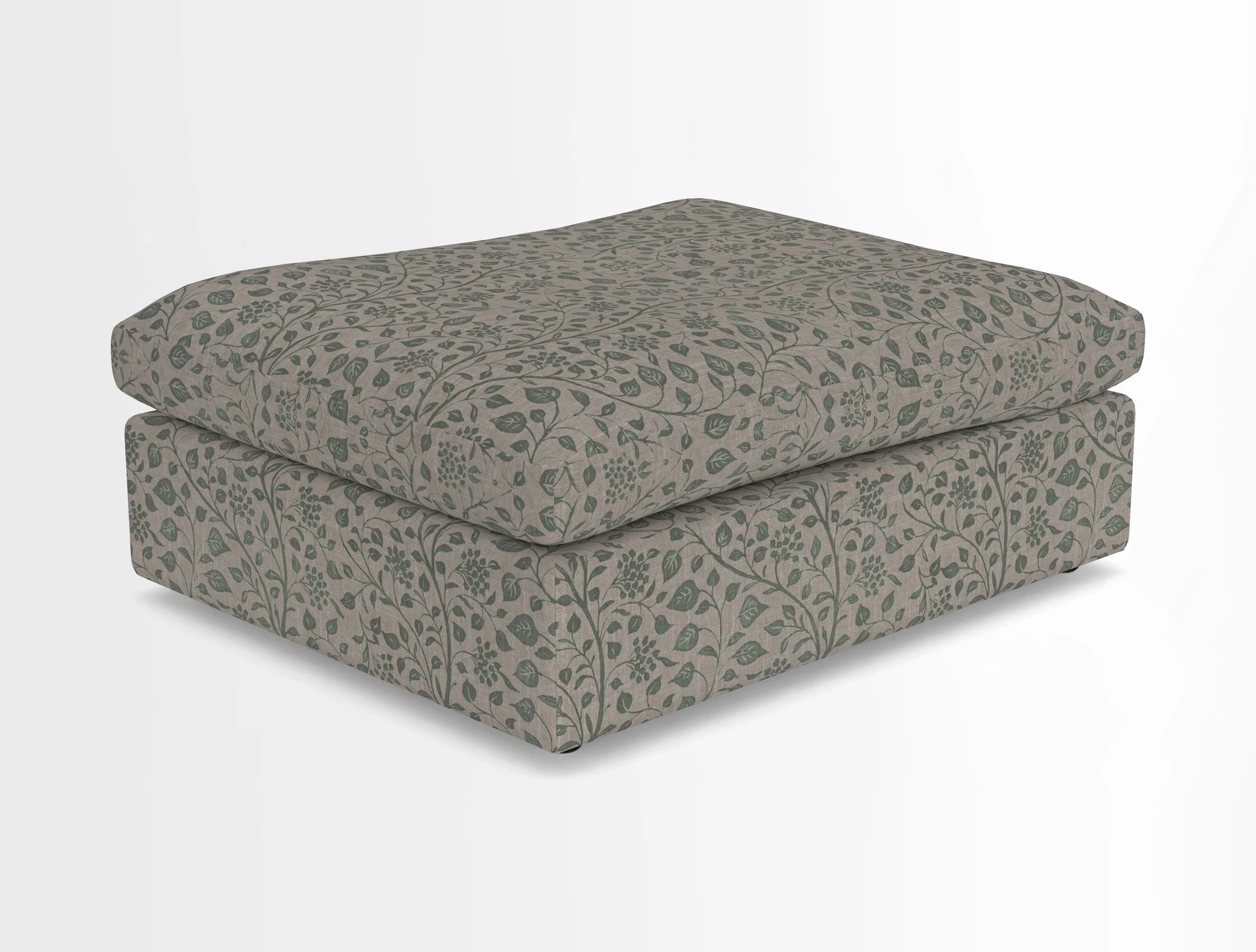 Big Softie Footstool in Two Tone Plain Biscuit