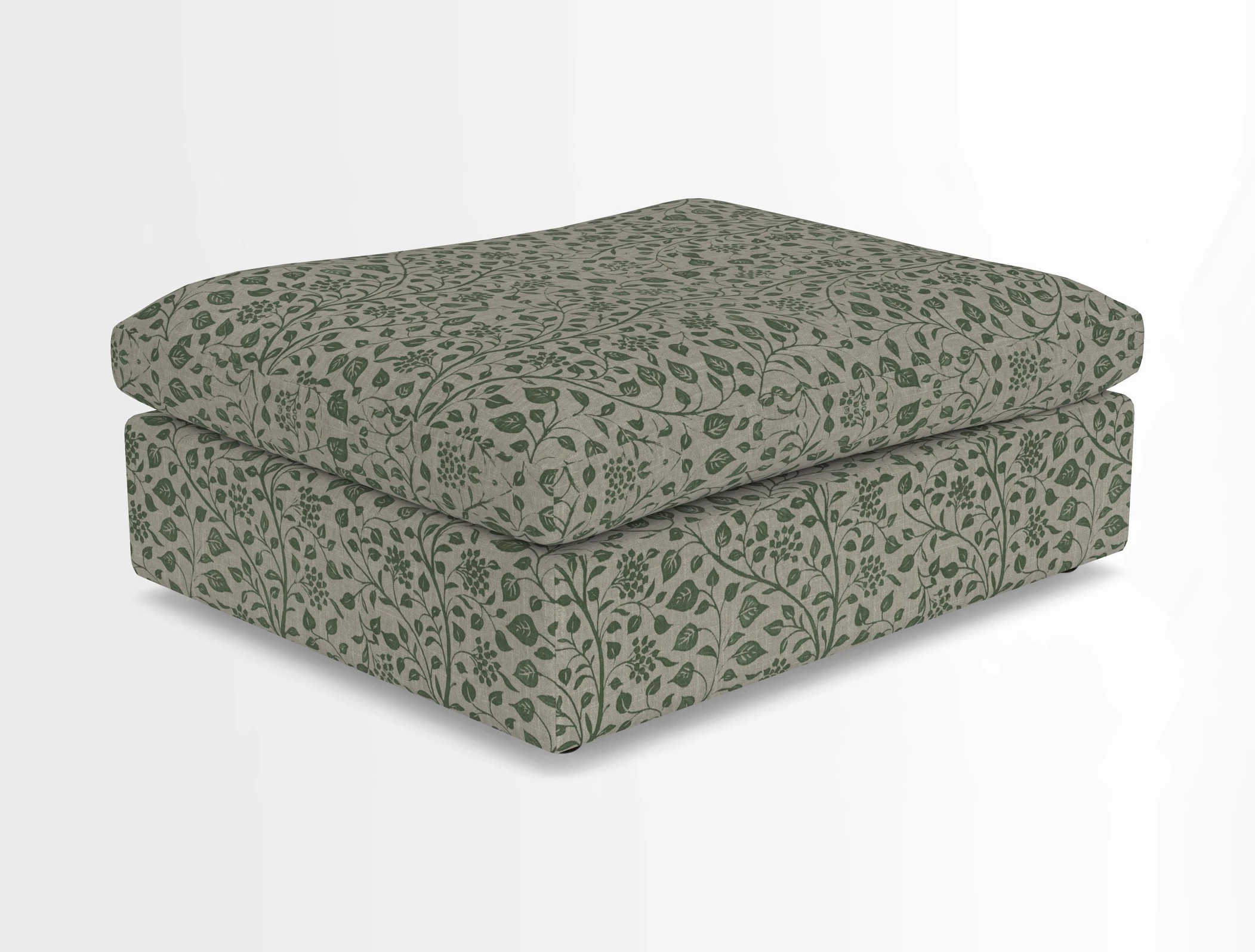 Big Softie Footstool in Two Tone Plain Biscuit