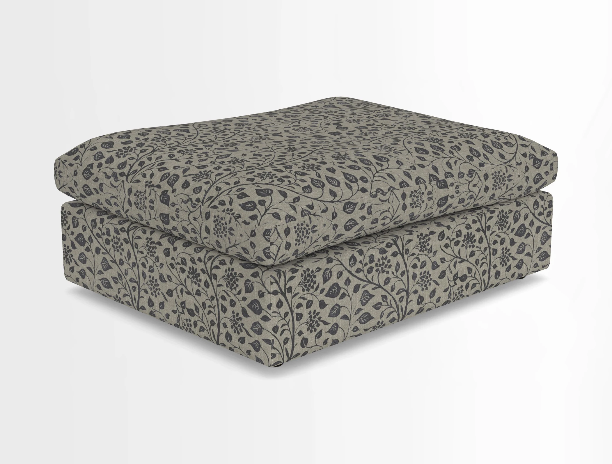 Big Softie Footstool in Two Tone Plain Biscuit