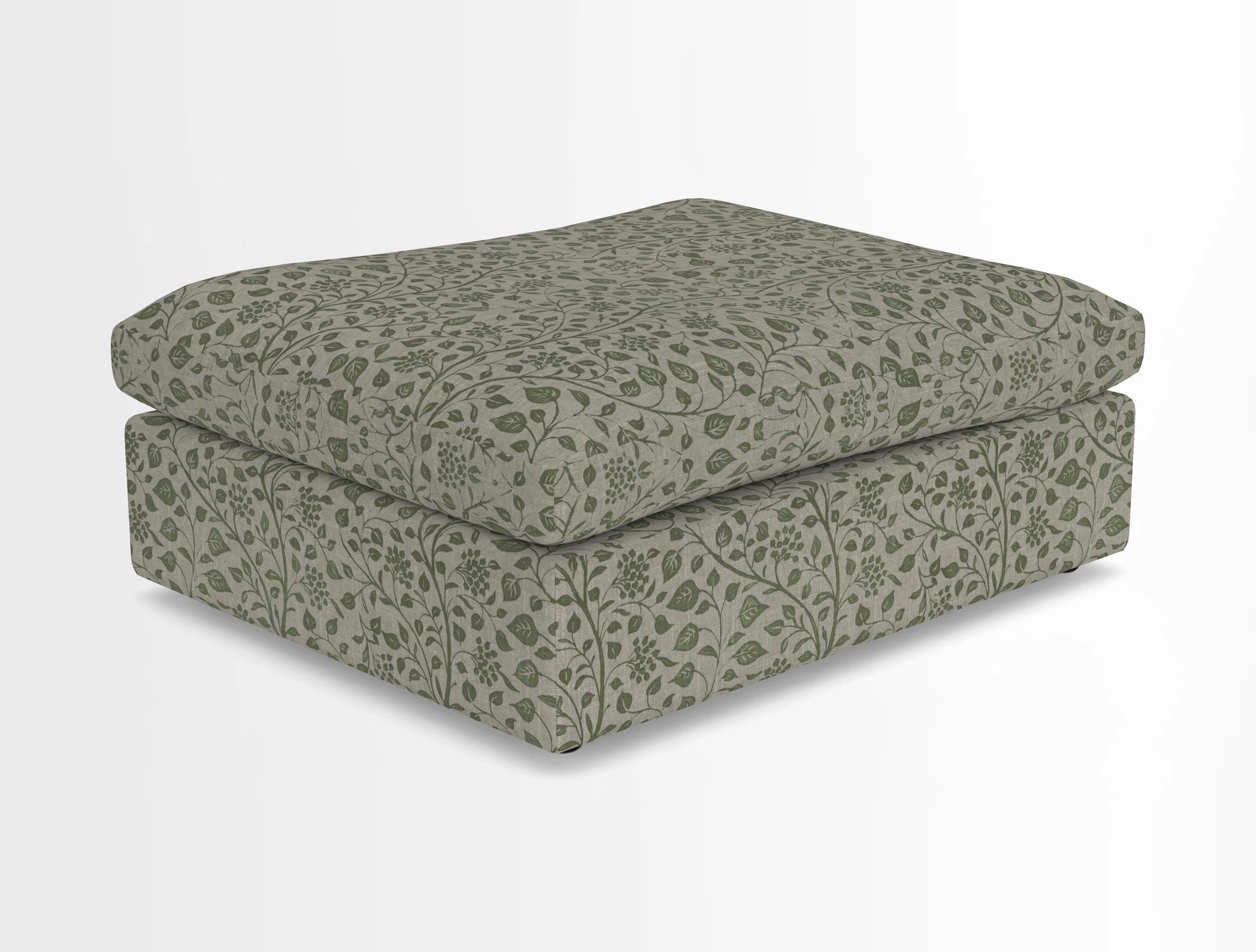 Big Softie Footstool in Two Tone Plain Biscuit